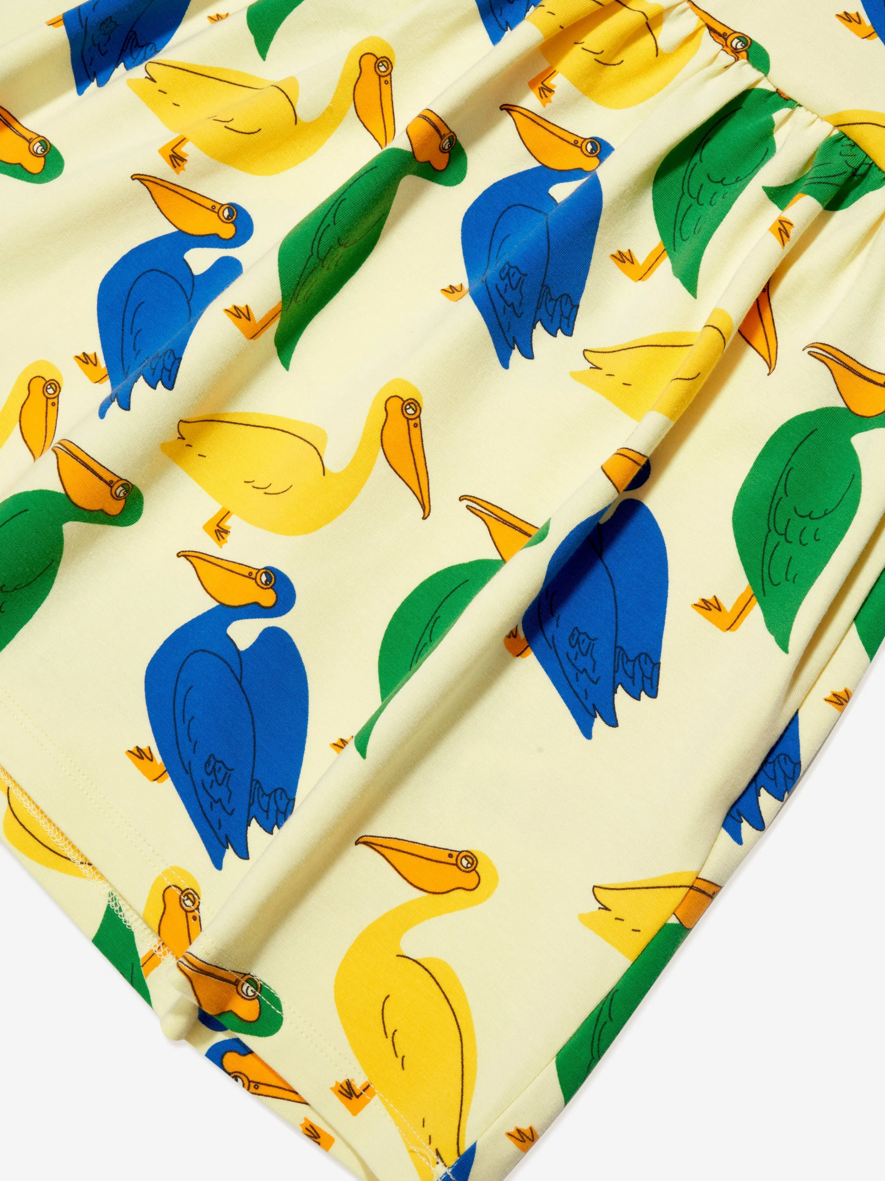 Mini Rodini Mädchen Pelikan Kleid in Gelb