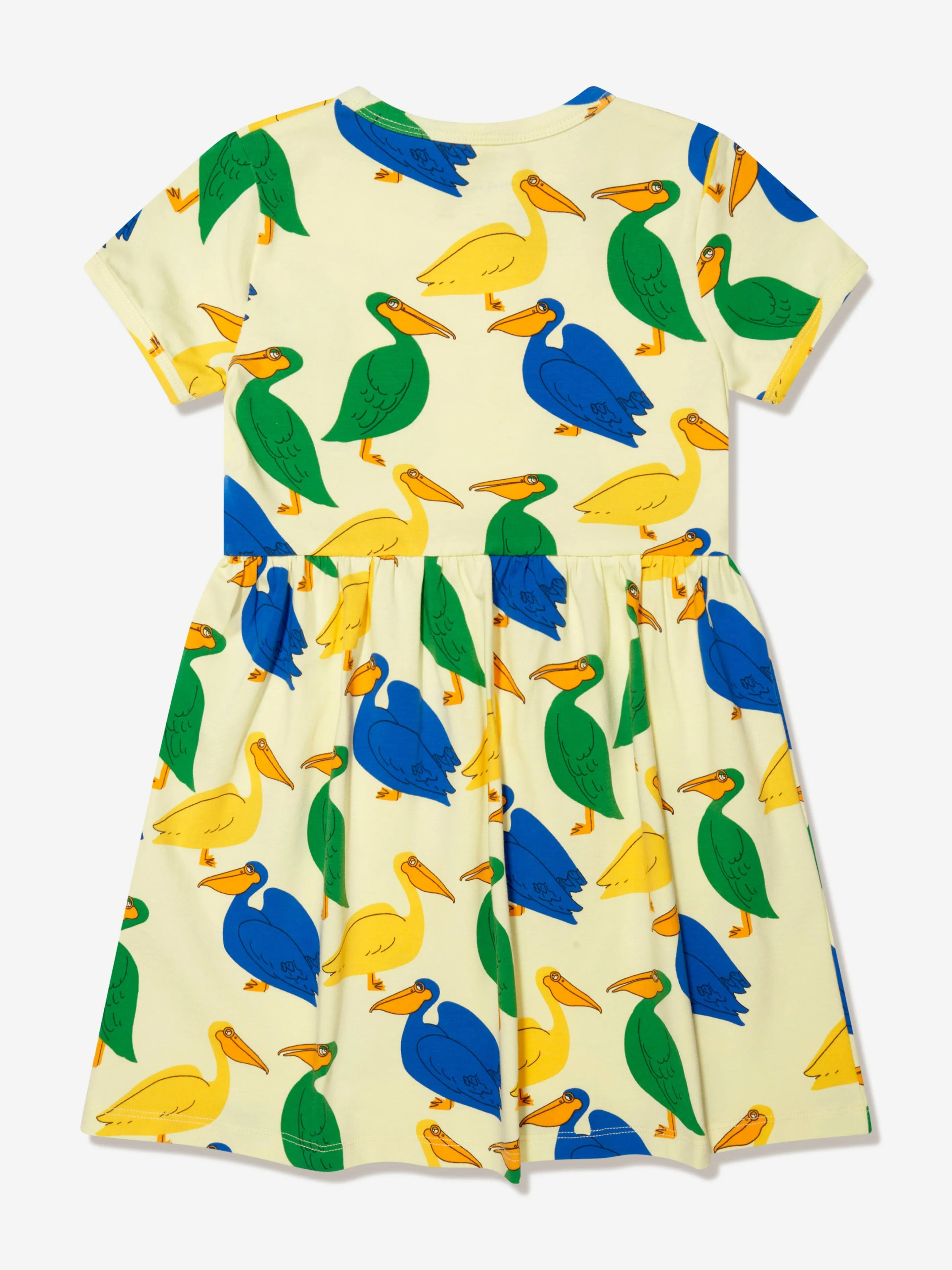 Mini Rodini Mädchen Pelikan Kleid in Gelb