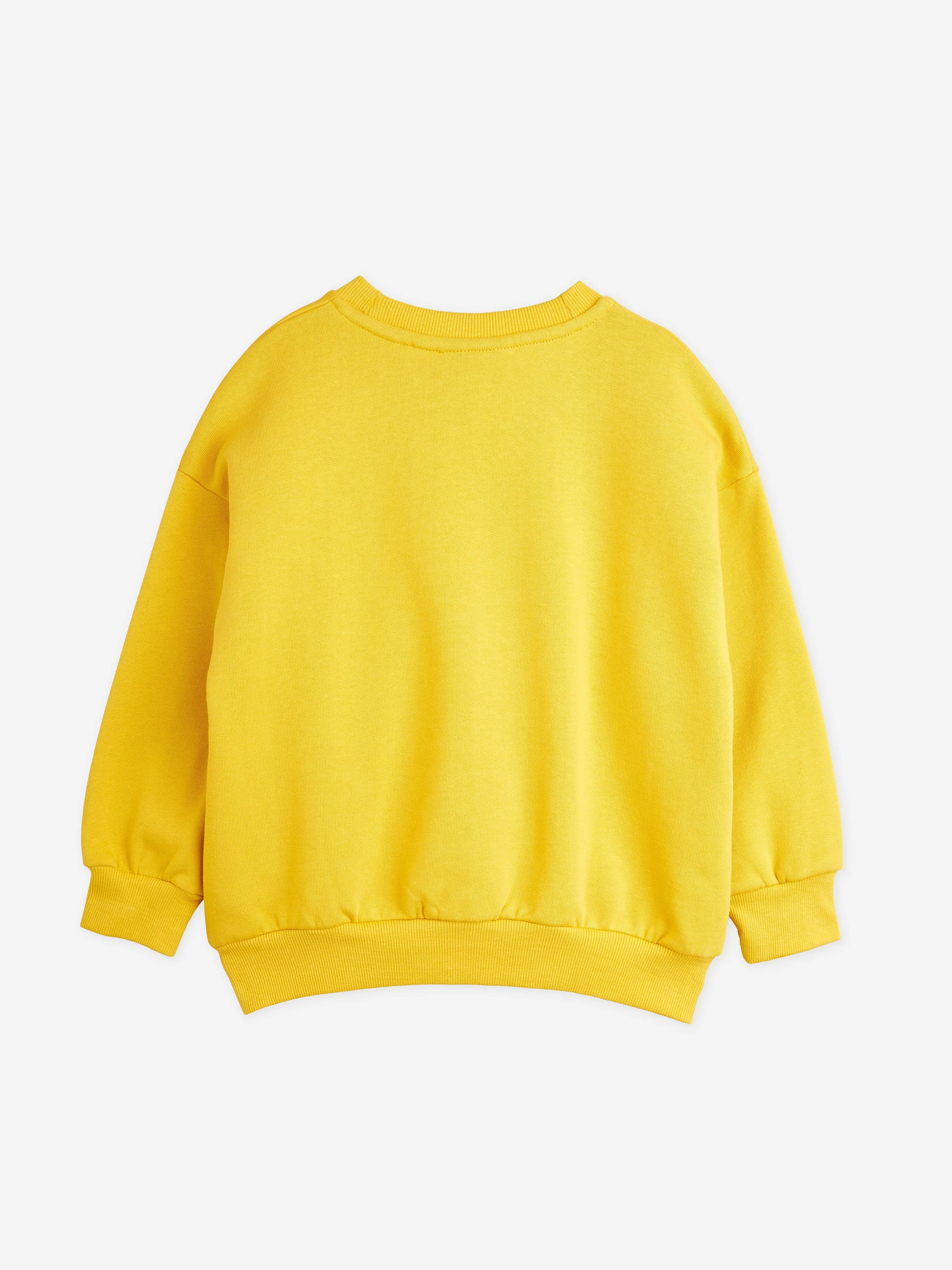 Mini Rodini Kids Agaha Dogs Sweatshirt in Gelb