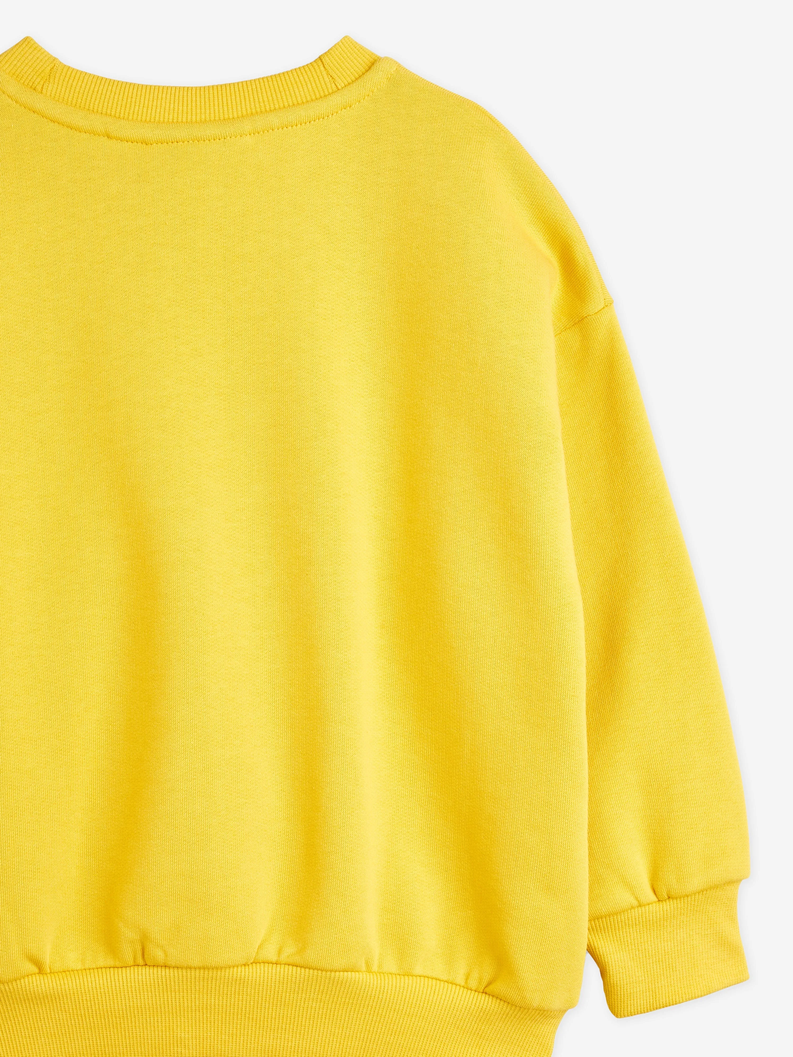 Mini Rodini Kids Agaha Dogs Sweatshirt in Gelb