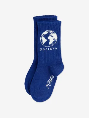 Mini Rodini Kids Society Socken in Blau