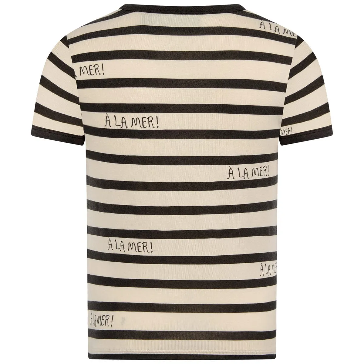 Mini Rodini Kinder Gestreiftes Baumwoll-T-Shirt