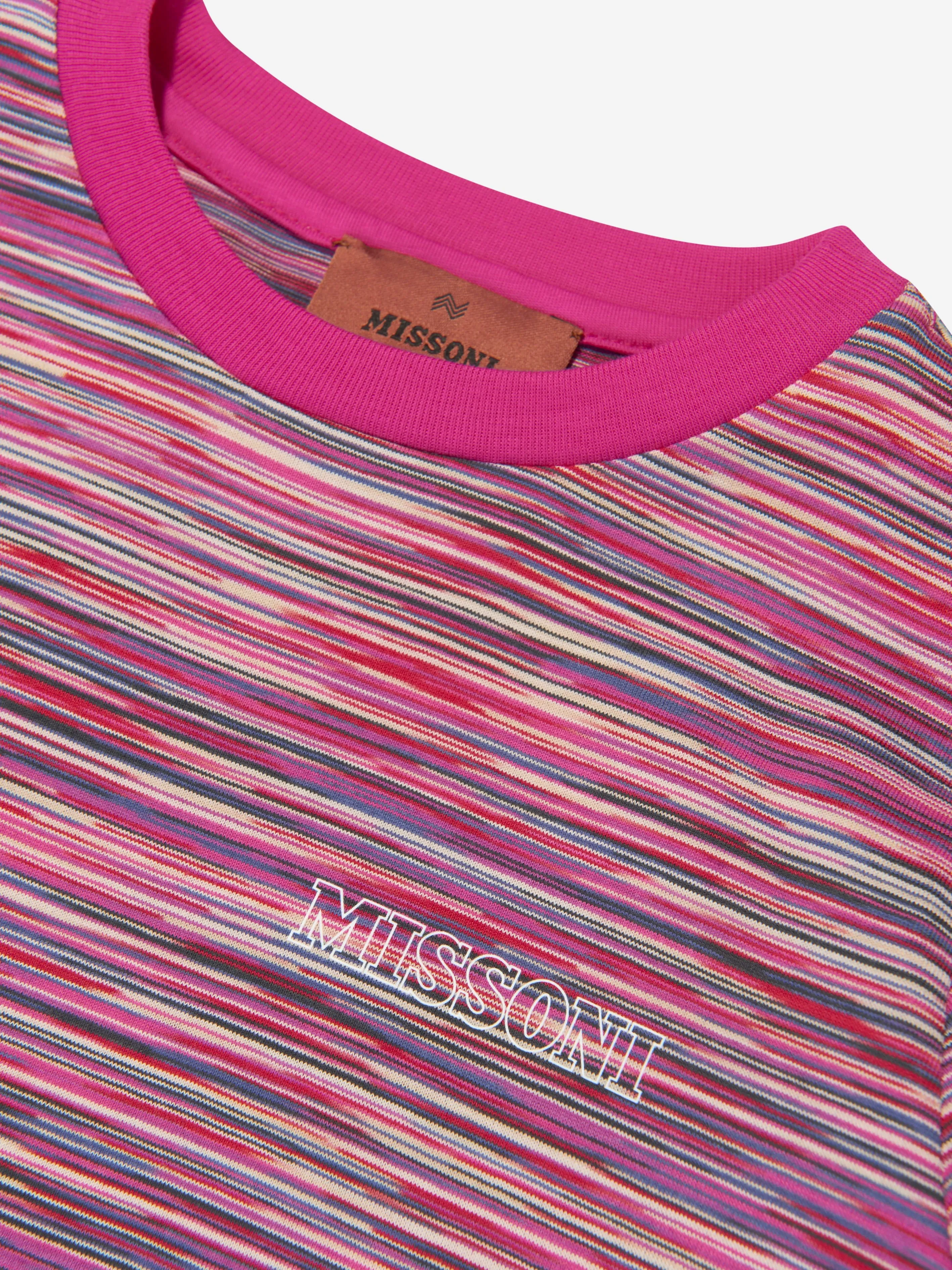 Missoni Mädchen Jersey-Kleid in Rosa