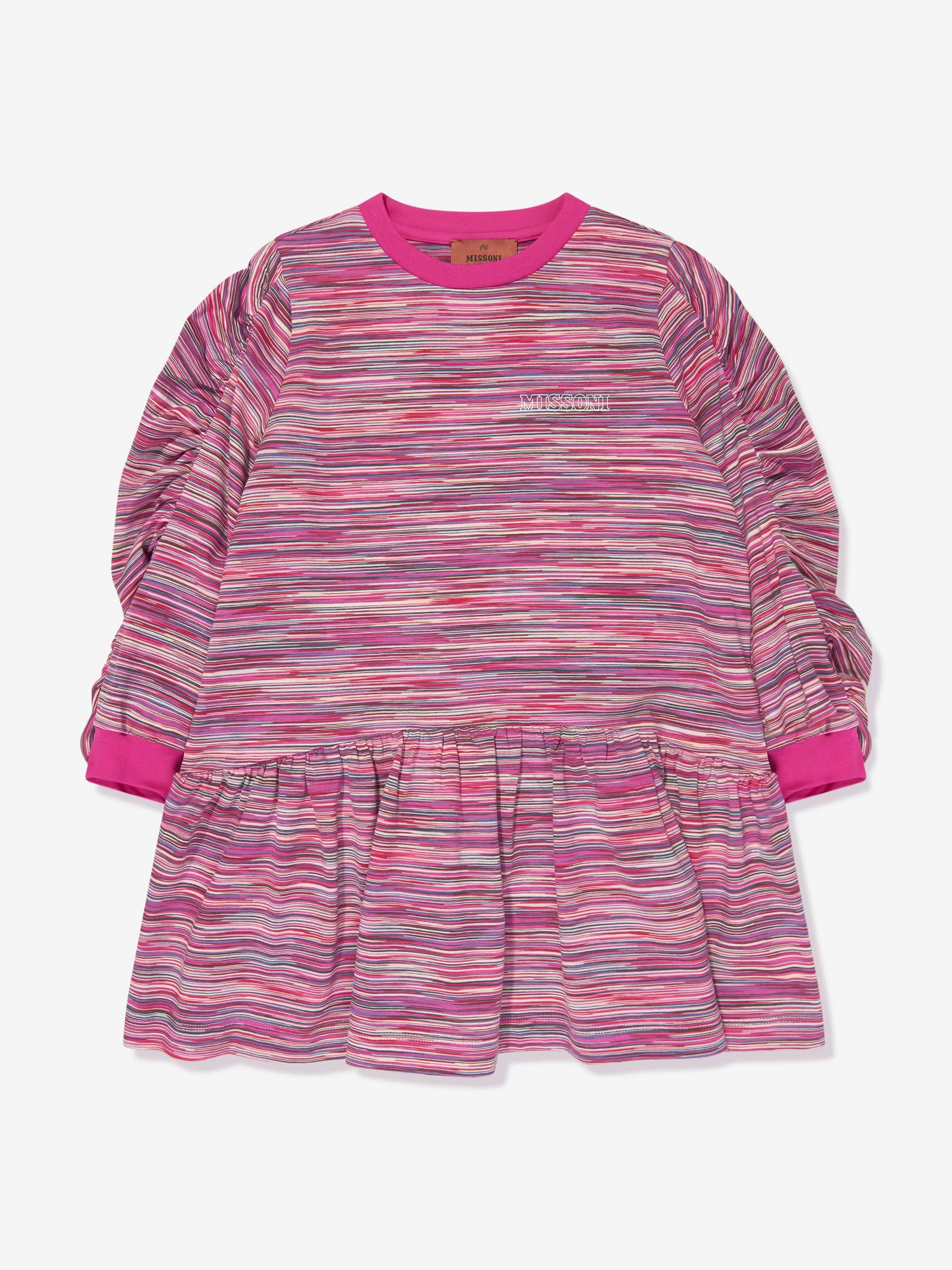 Missoni Mädchen Jersey-Kleid in Rosa