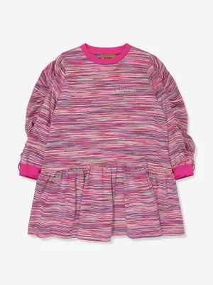 Missoni Mädchen Jersey-Kleid in Rosa