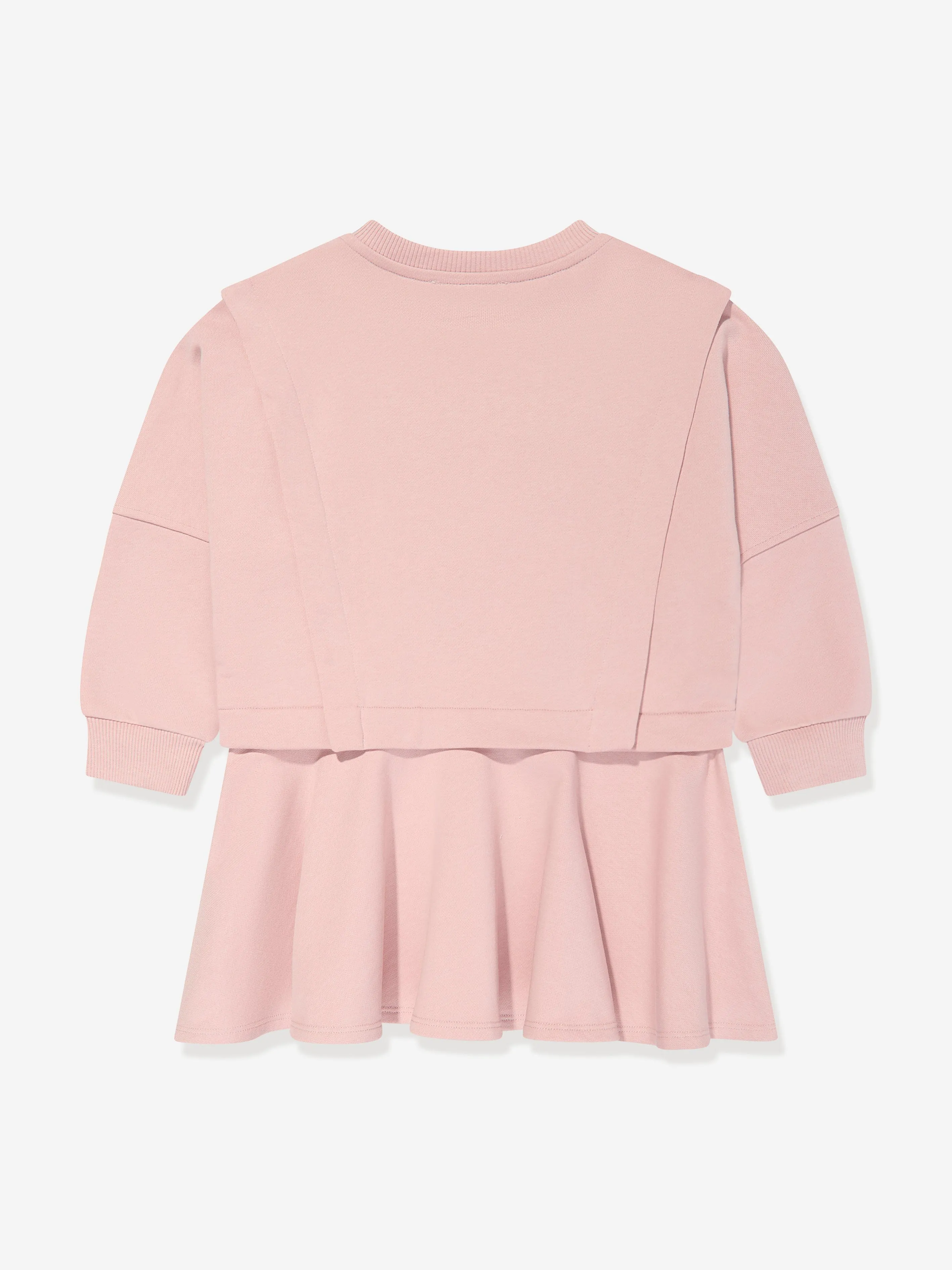 Missoni Girls Logo Pulloverkleid in Rosa
