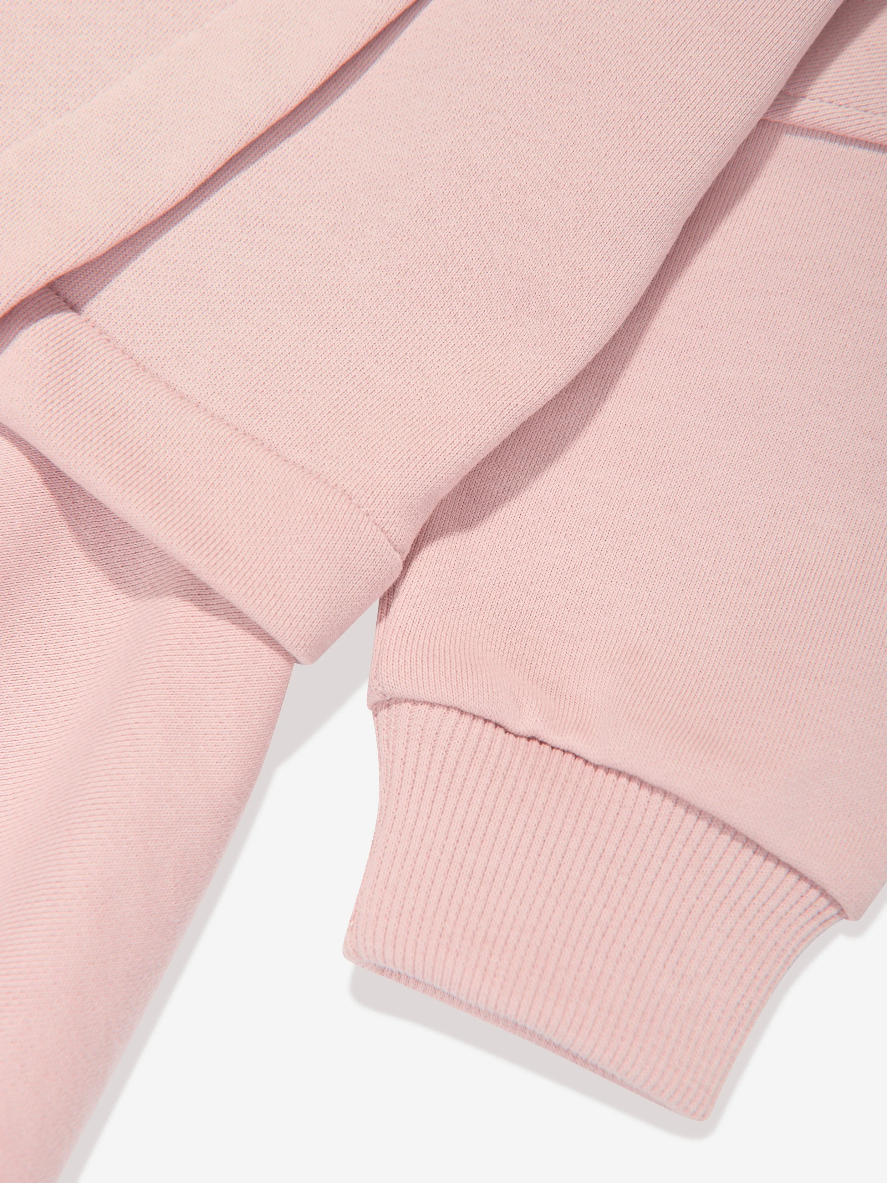 Missoni Girls Logo Pulloverkleid in Rosa