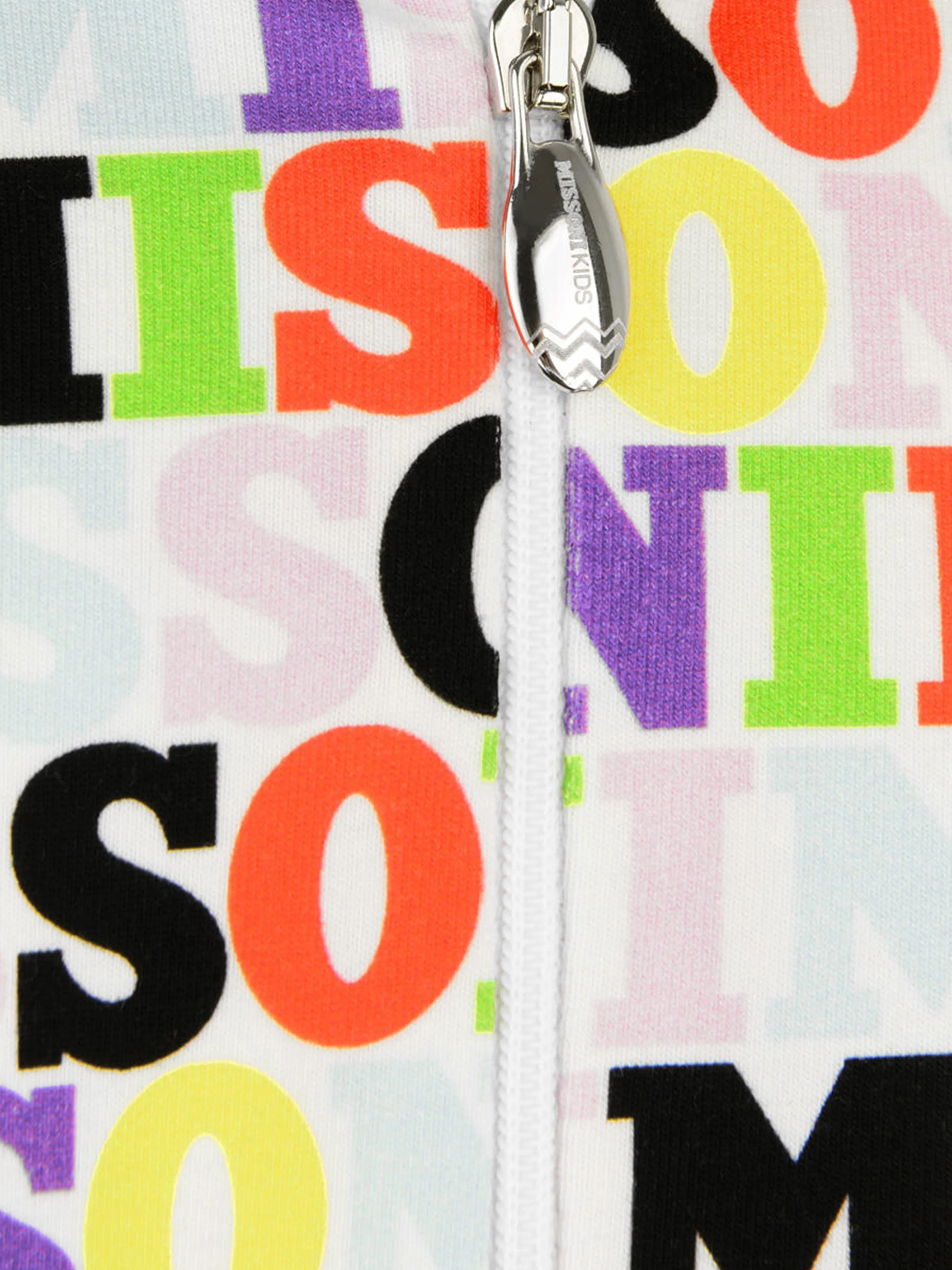 Missoni Girls Logo Reißverschluss Oberteil