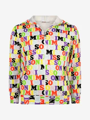 Missoni Girls Logo Reißverschluss Oberteil