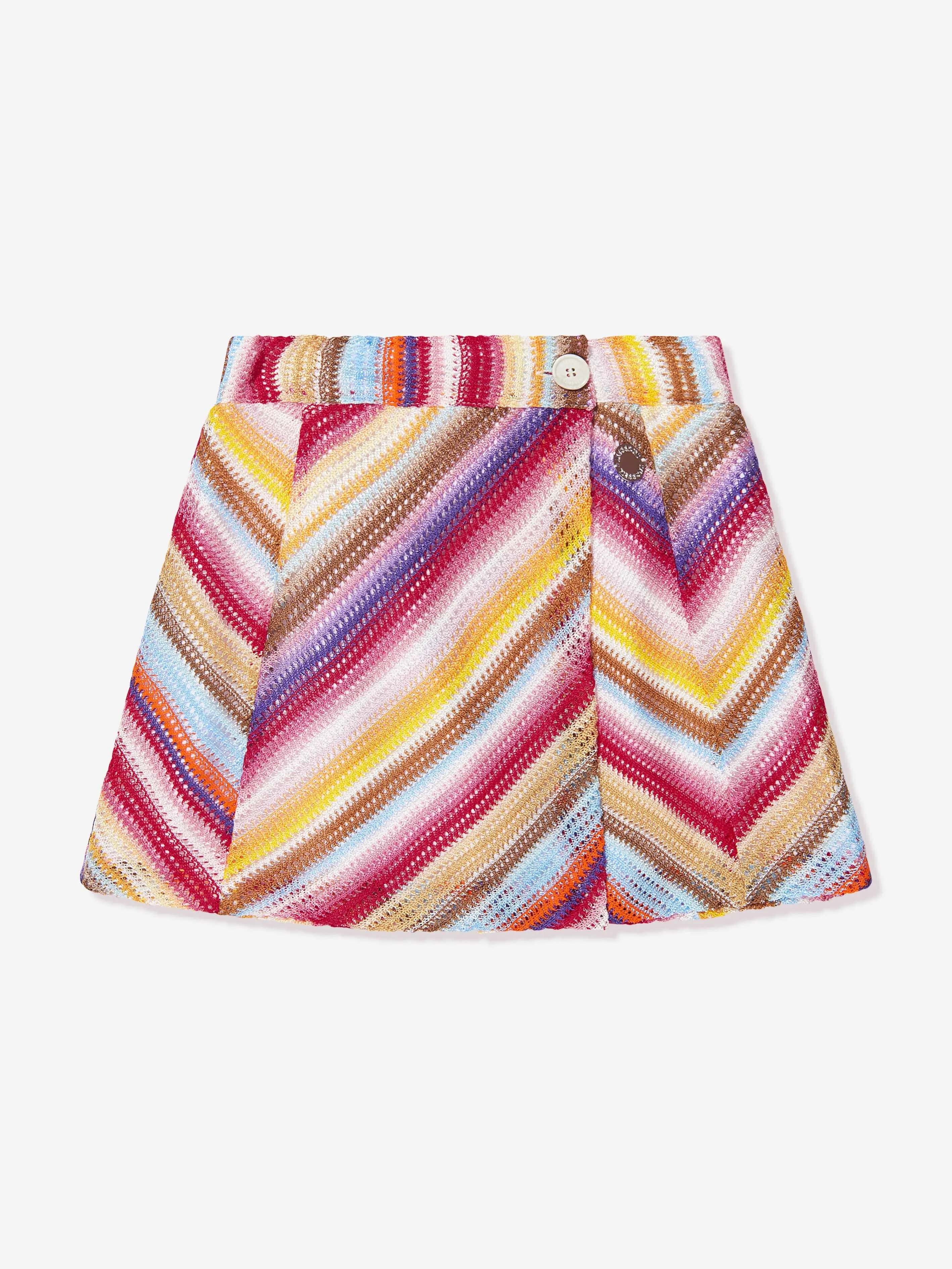 Missoni Mädchen Gestreifter Rock in Mehrfarben