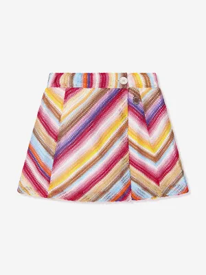 Missoni Mädchen Gestreifter Rock in Mehrfarben