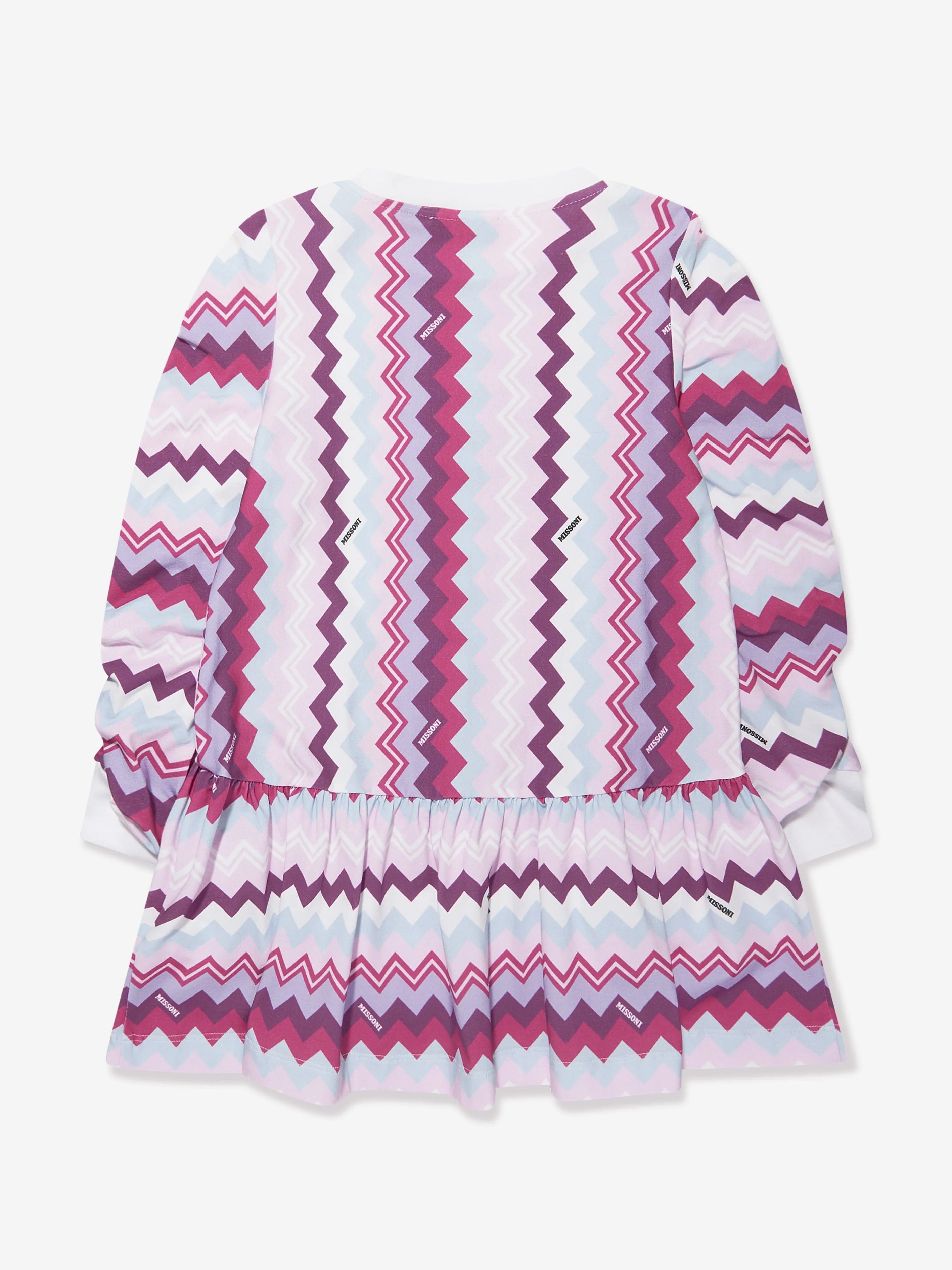 Missoni Mädchen Zickzack-Kleid in Rosa