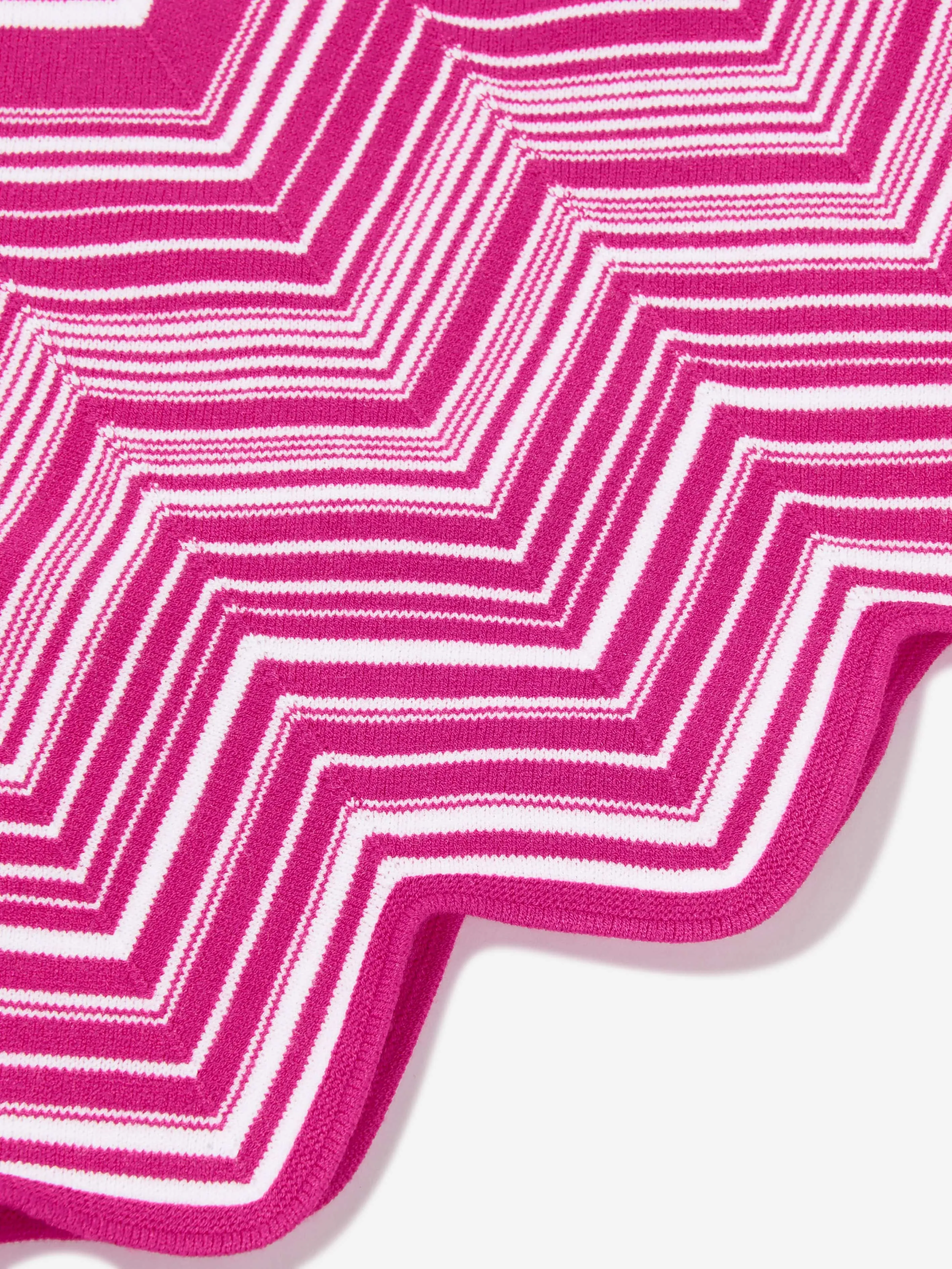 Missoni Mädchen Zickzack Strickpullover in Rosa