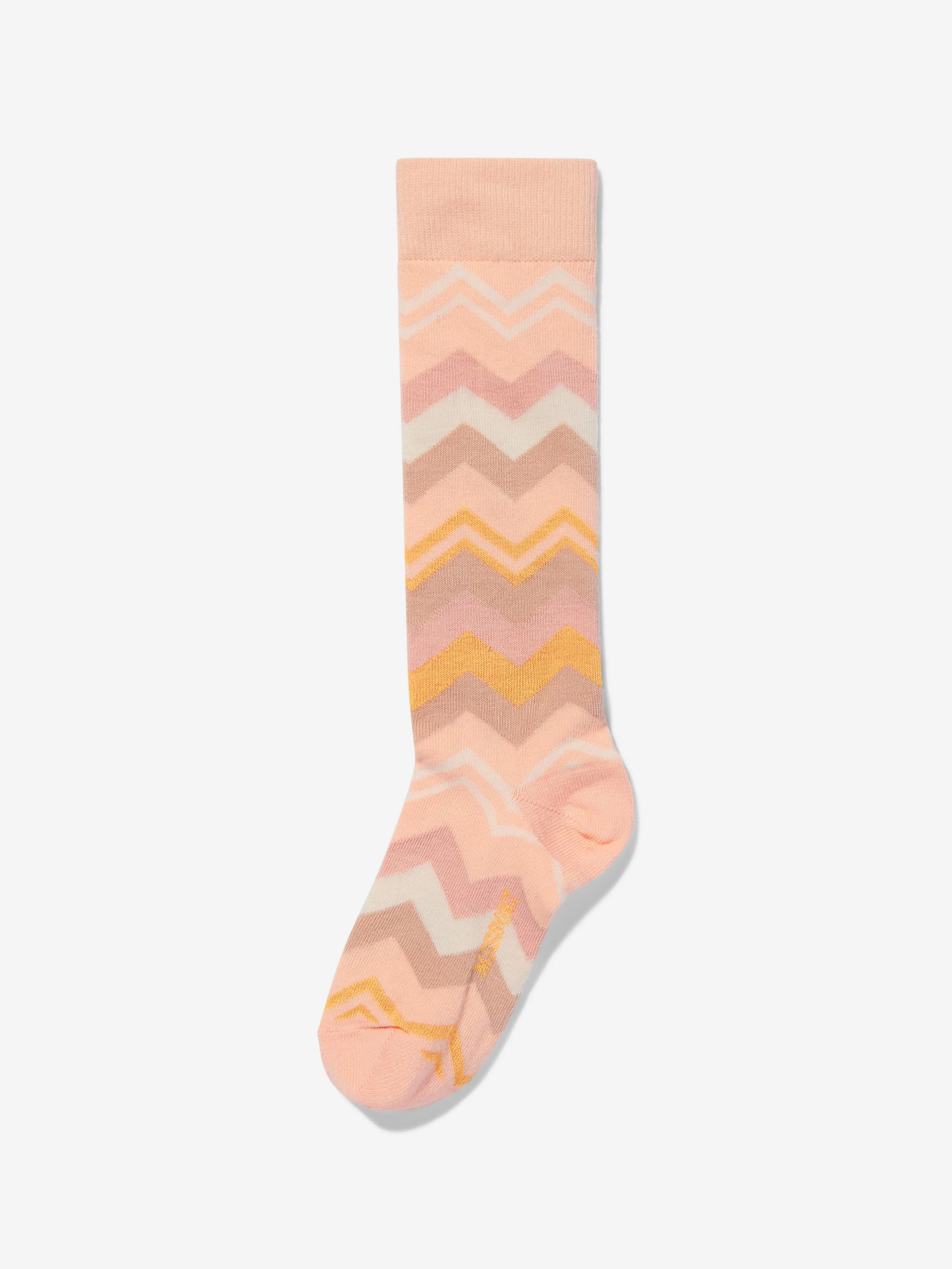 Missoni Mädchen Zickzack Socken in Rosa