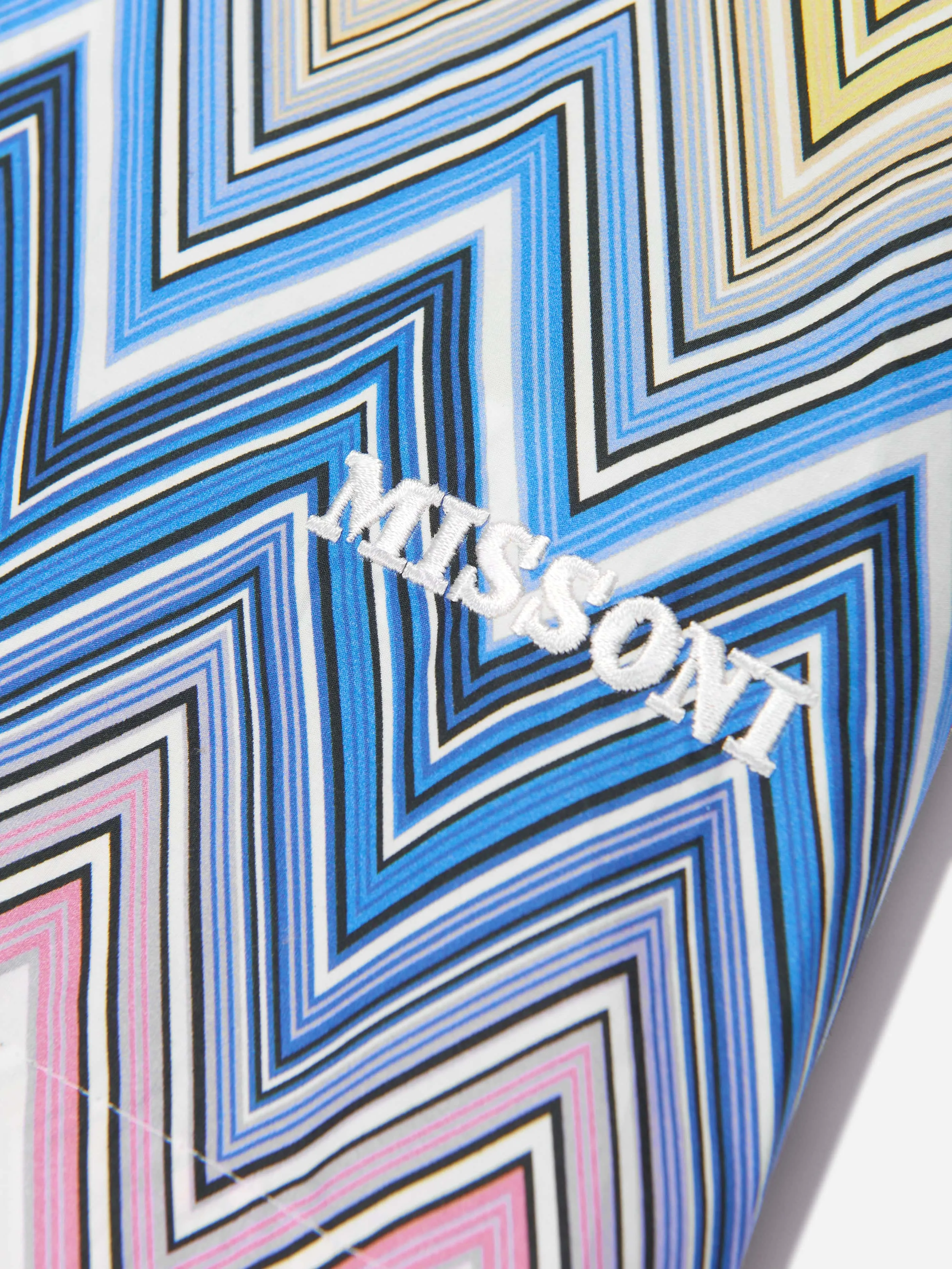 Missoni Girls Zickzack-Schwungkleid in Mehrfarben