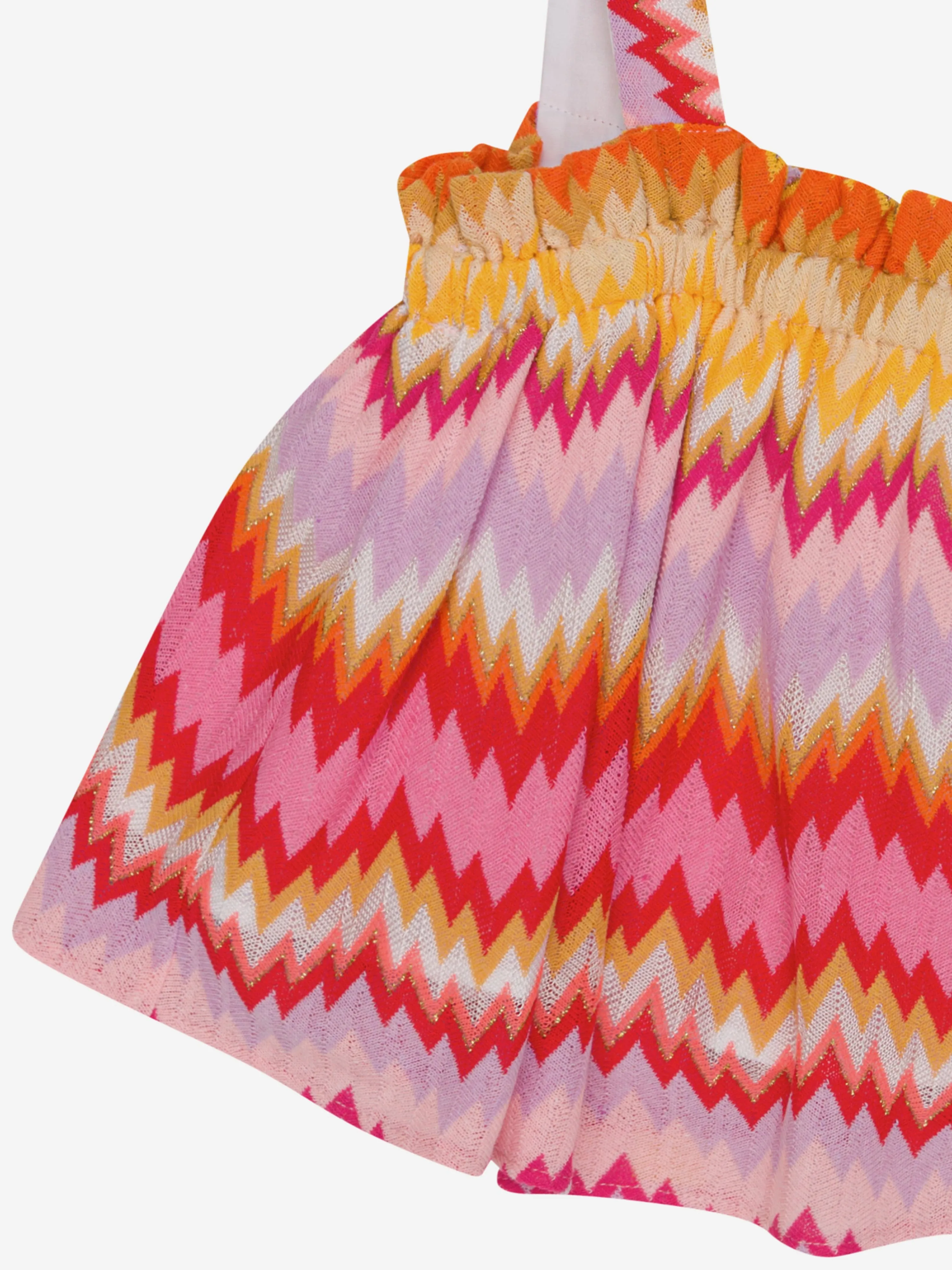 Missoni Girls Zickzack-Gewebtes Top in Mehrfarben