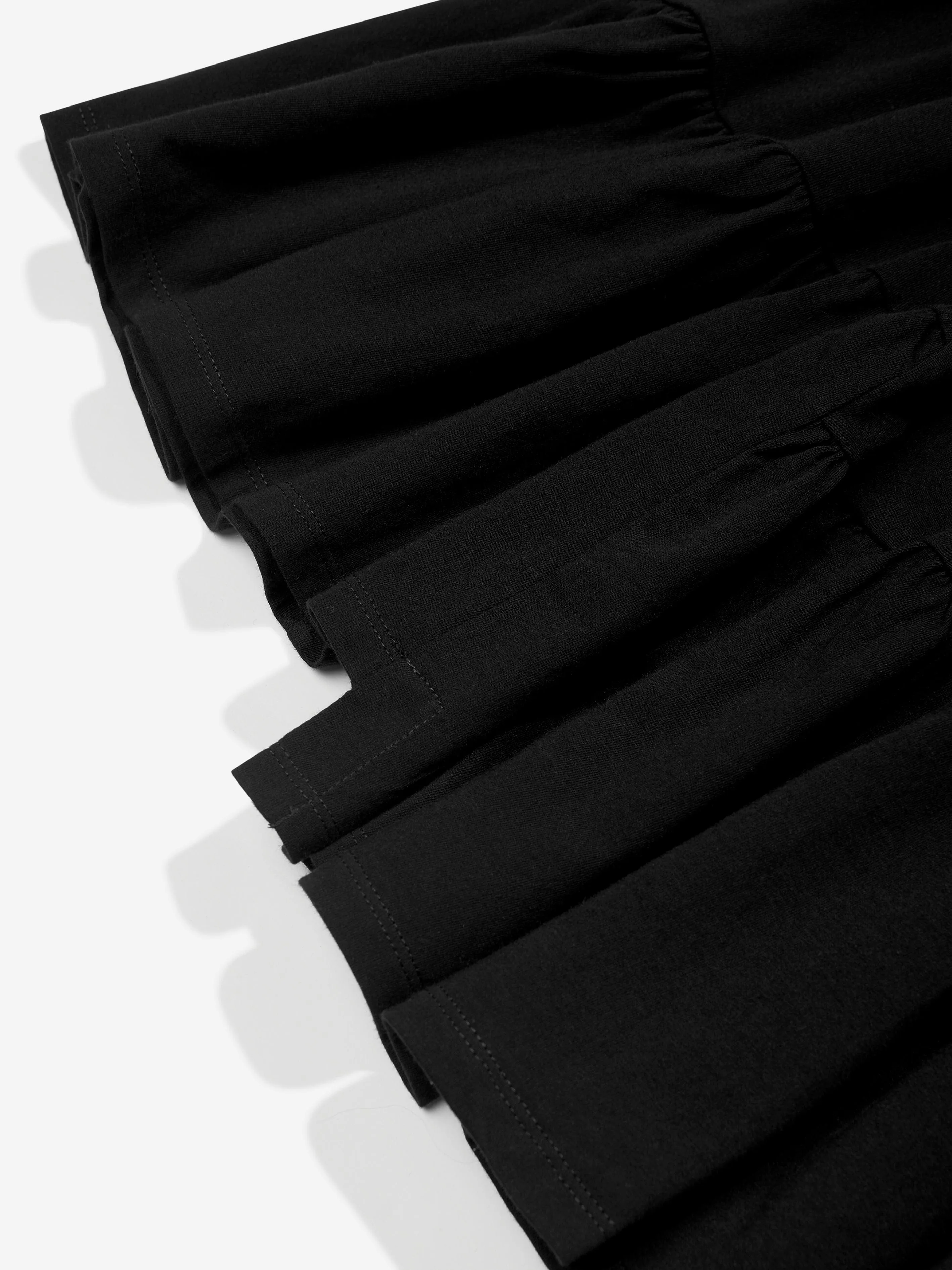 MM6 Maison Margiela Mädchen Ärmelloses Jersey-Kleid in Schwarz