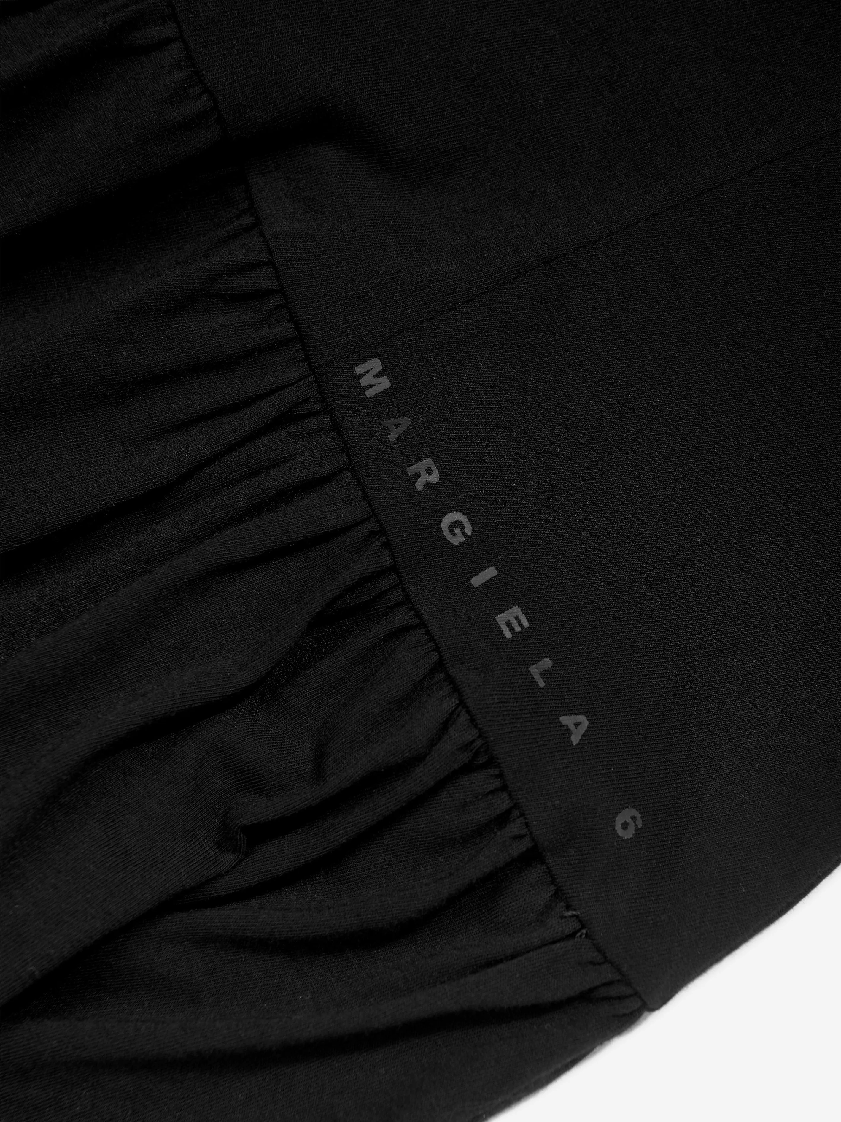 MM6 Maison Margiela Mädchen Ärmelloses Jersey-Kleid in Schwarz
