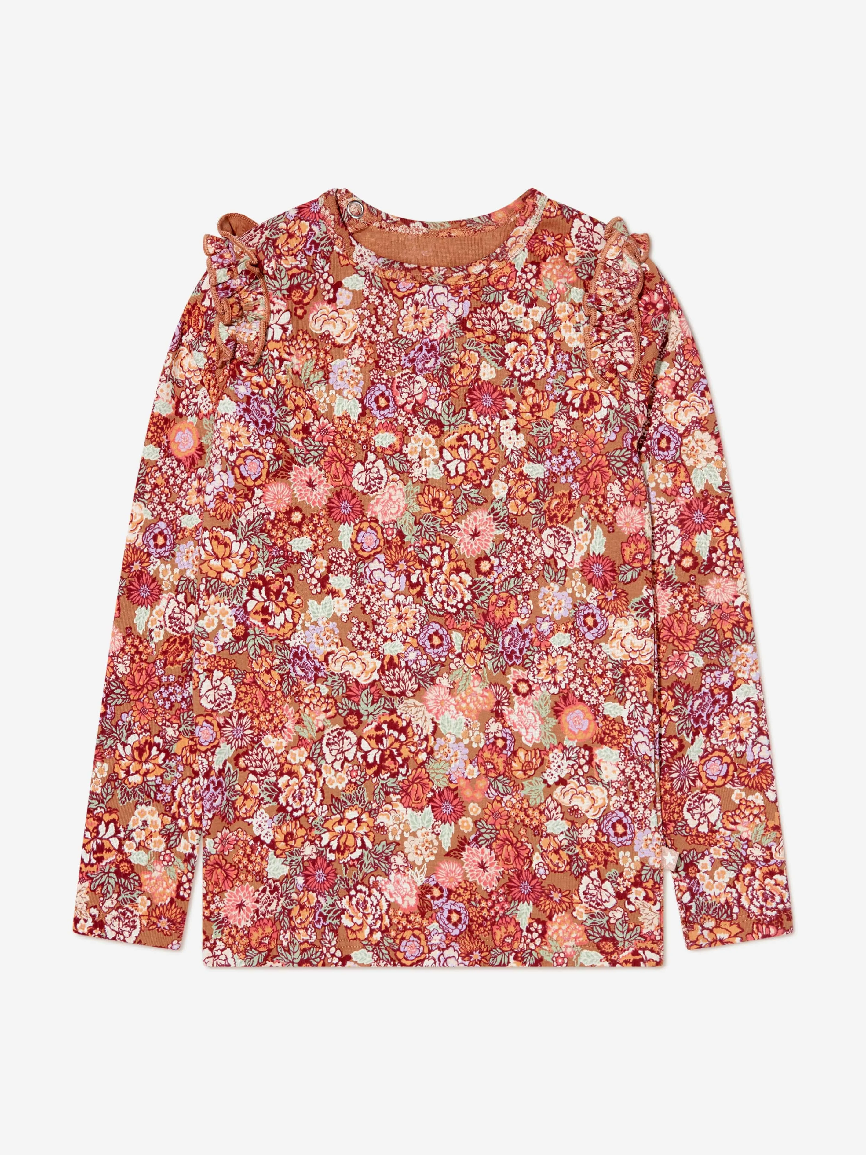 Molo Baby Mädchen Bio-Baumwoll Langarm T-Shirt in Rosa