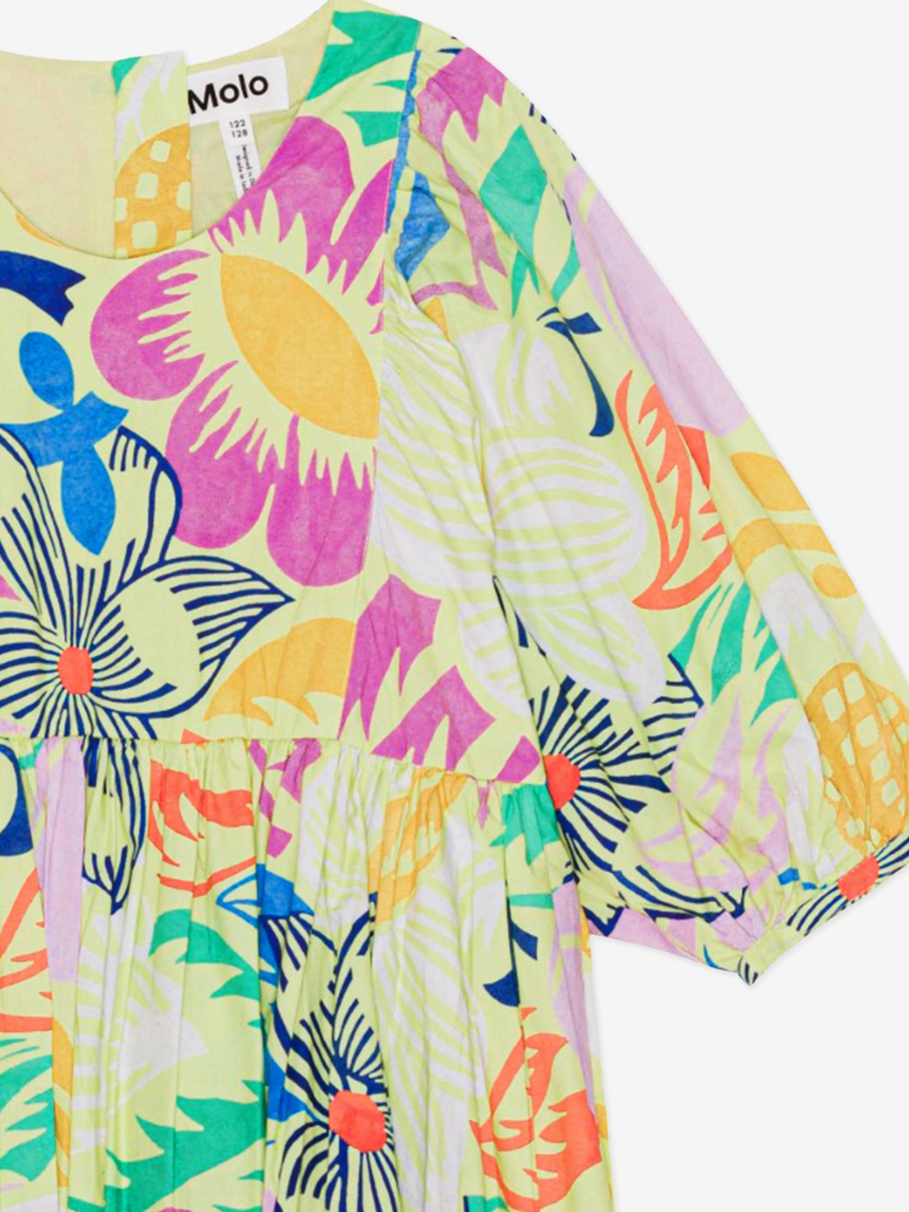 Molo Girls Blumenprint-Kleid in Mehrfarben