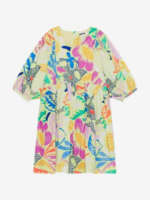 Molo Girls Blumenprint-Kleid in Mehrfarben