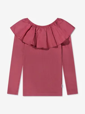 Molo Mädchen Langarm T-Shirt in Rosa