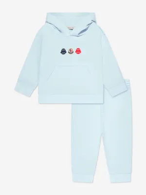 Moncler Enfant Baby Boys Logo-Trainingsanzug in Blau