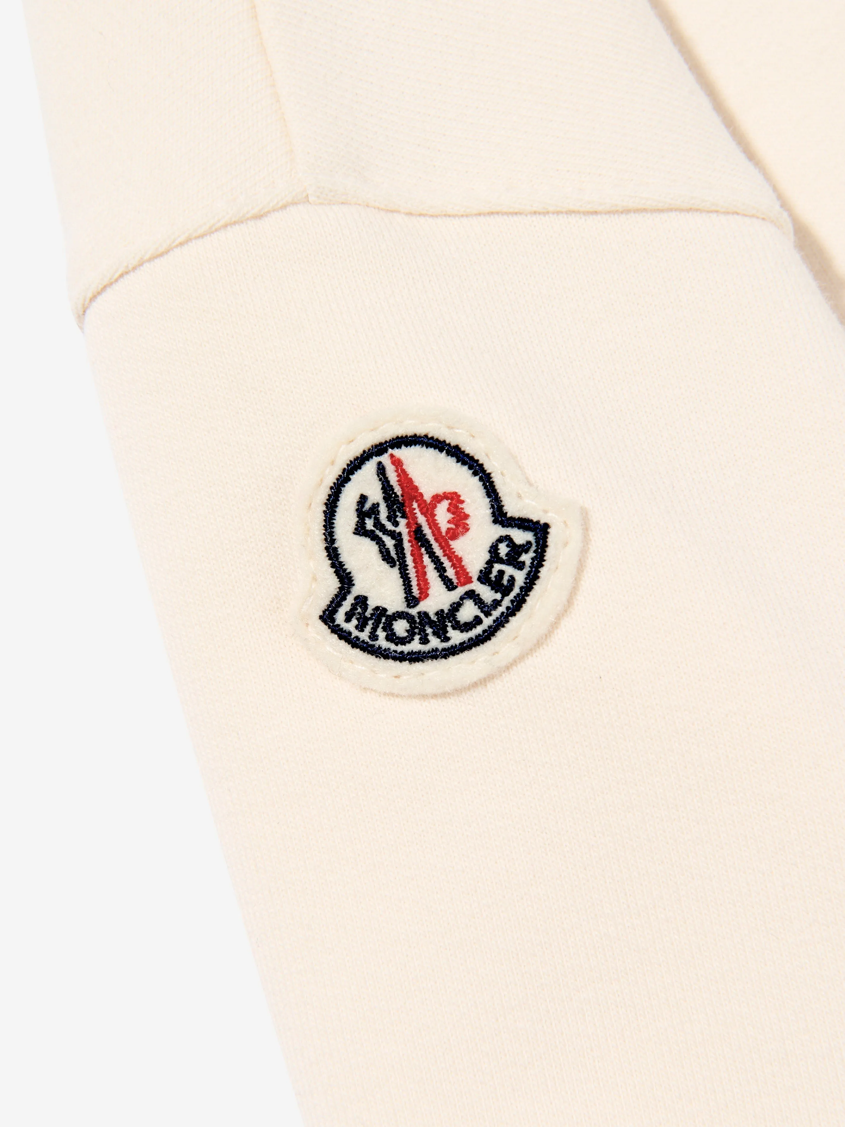 Moncler Enfant Baby Mädchen Bären Sweatshirt in Creme