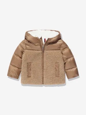 Moncler Enfant Baby Mädchen Daunengefütterte Amin Jacke in Beige