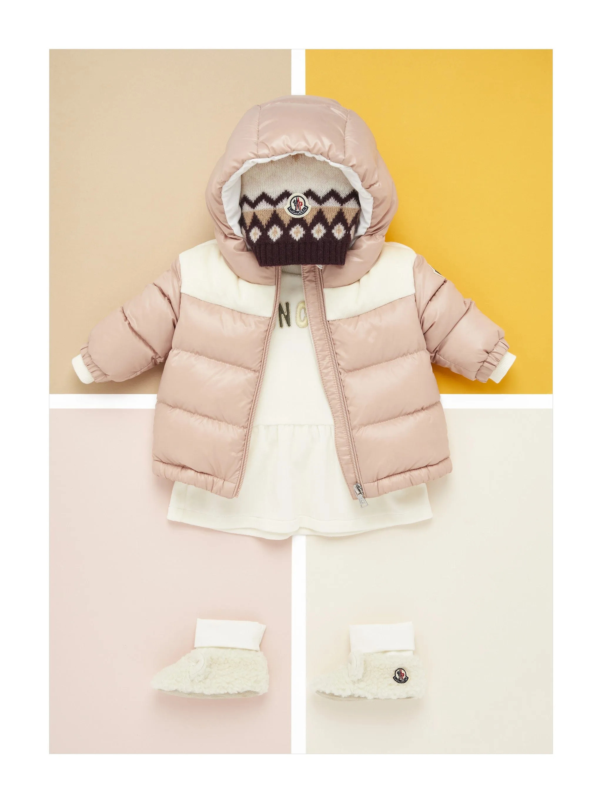 Moncler Enfant Baby Girls Daunengefütterte Lakisha Jacke in Rosa