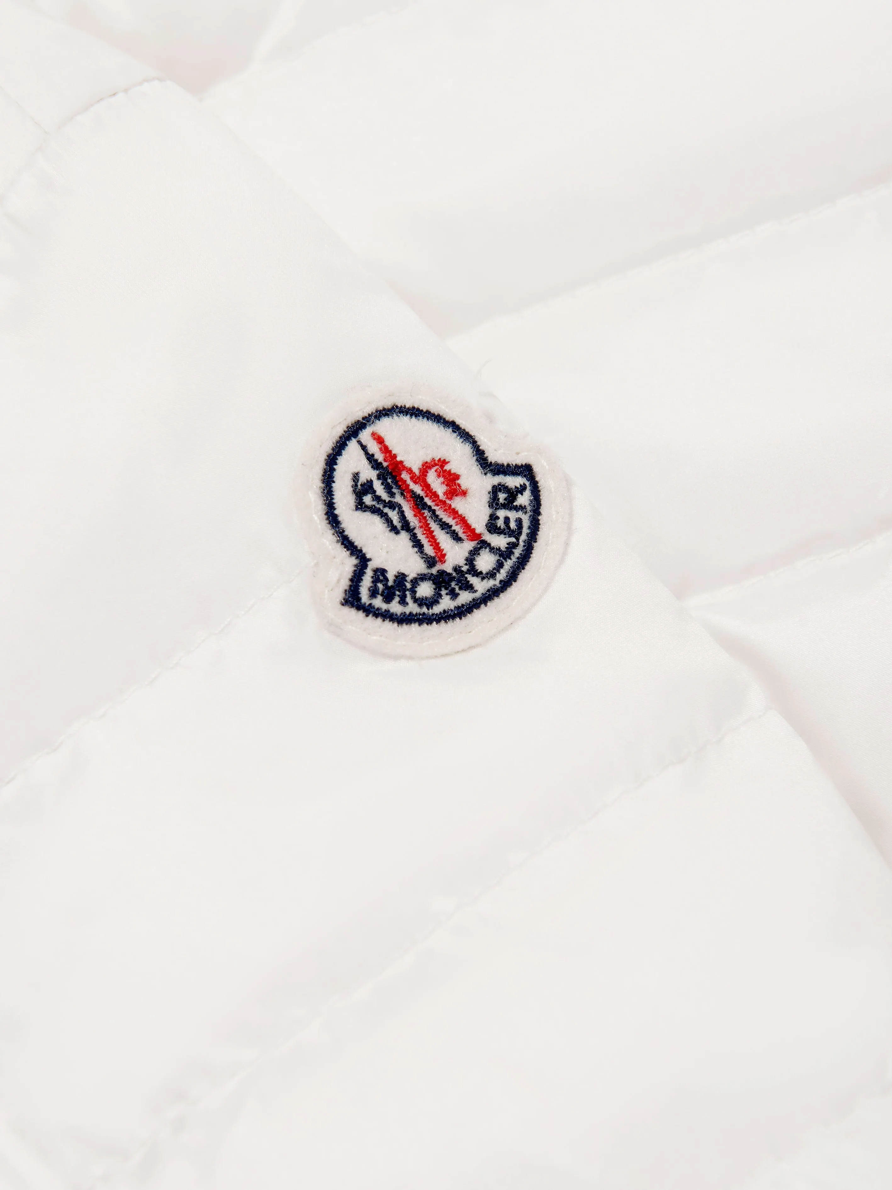 Moncler Enfant Baby Mädchen Daunengefütterte Lans Jacke in Weiß