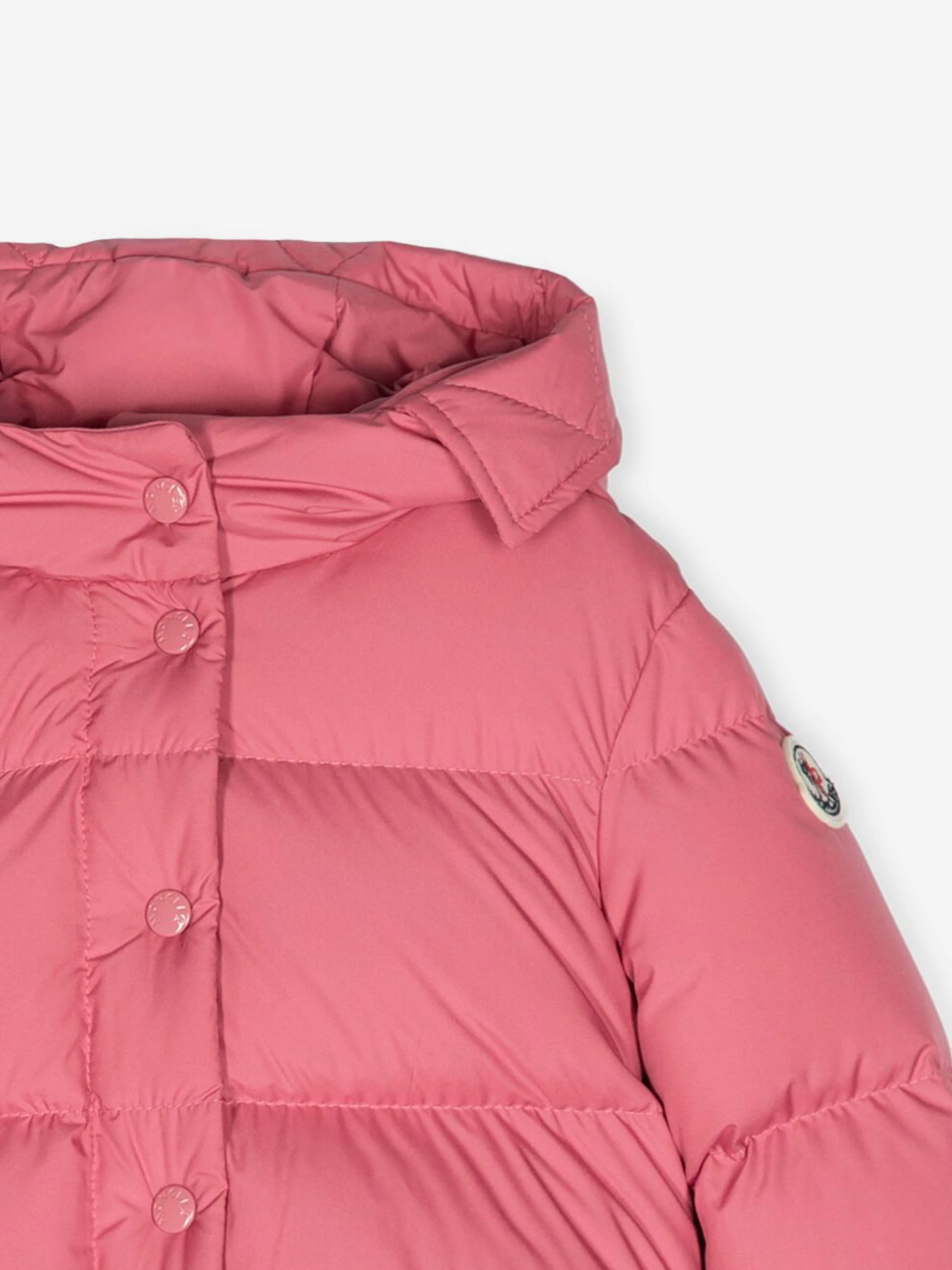 Moncler Enfant Baby Mädchen Daunengefütterte Laurie Jacke in Rosa