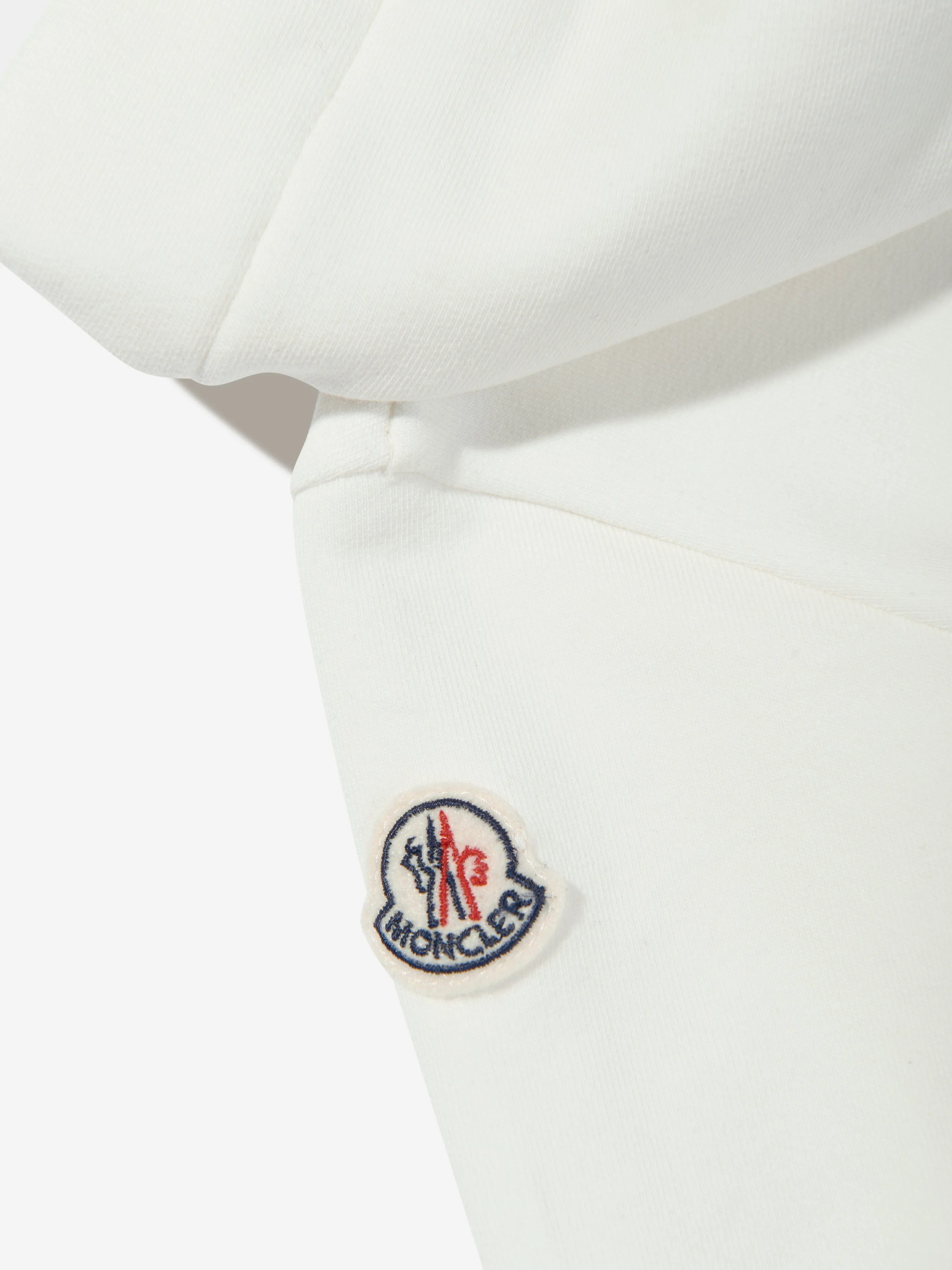 Moncler Enfant Baby Girls Kapuzenpullover-Kleid in Elfenbein