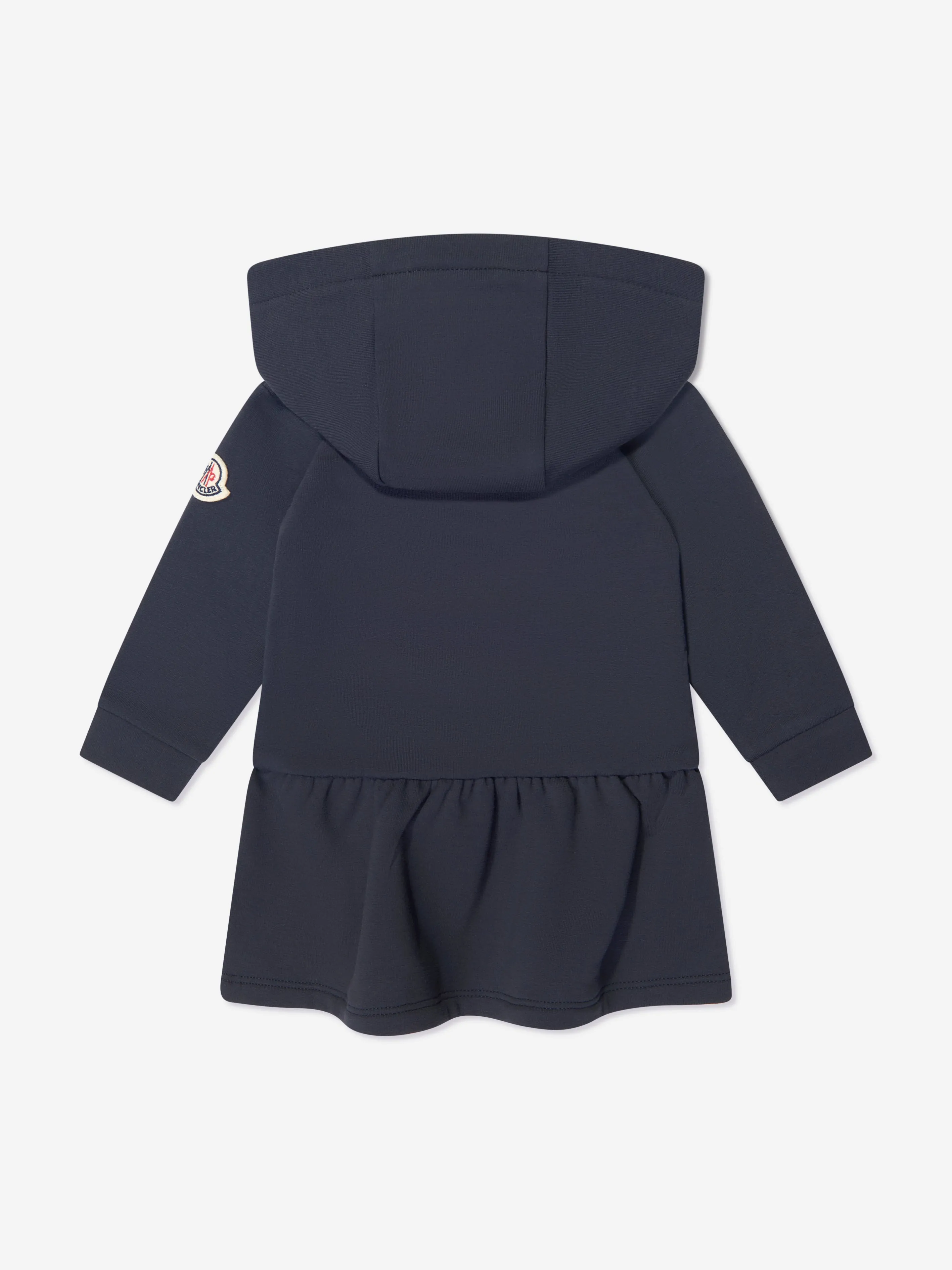 Moncler Enfant Baby Girls Kapuzenpullover-Kleid in Marineblau