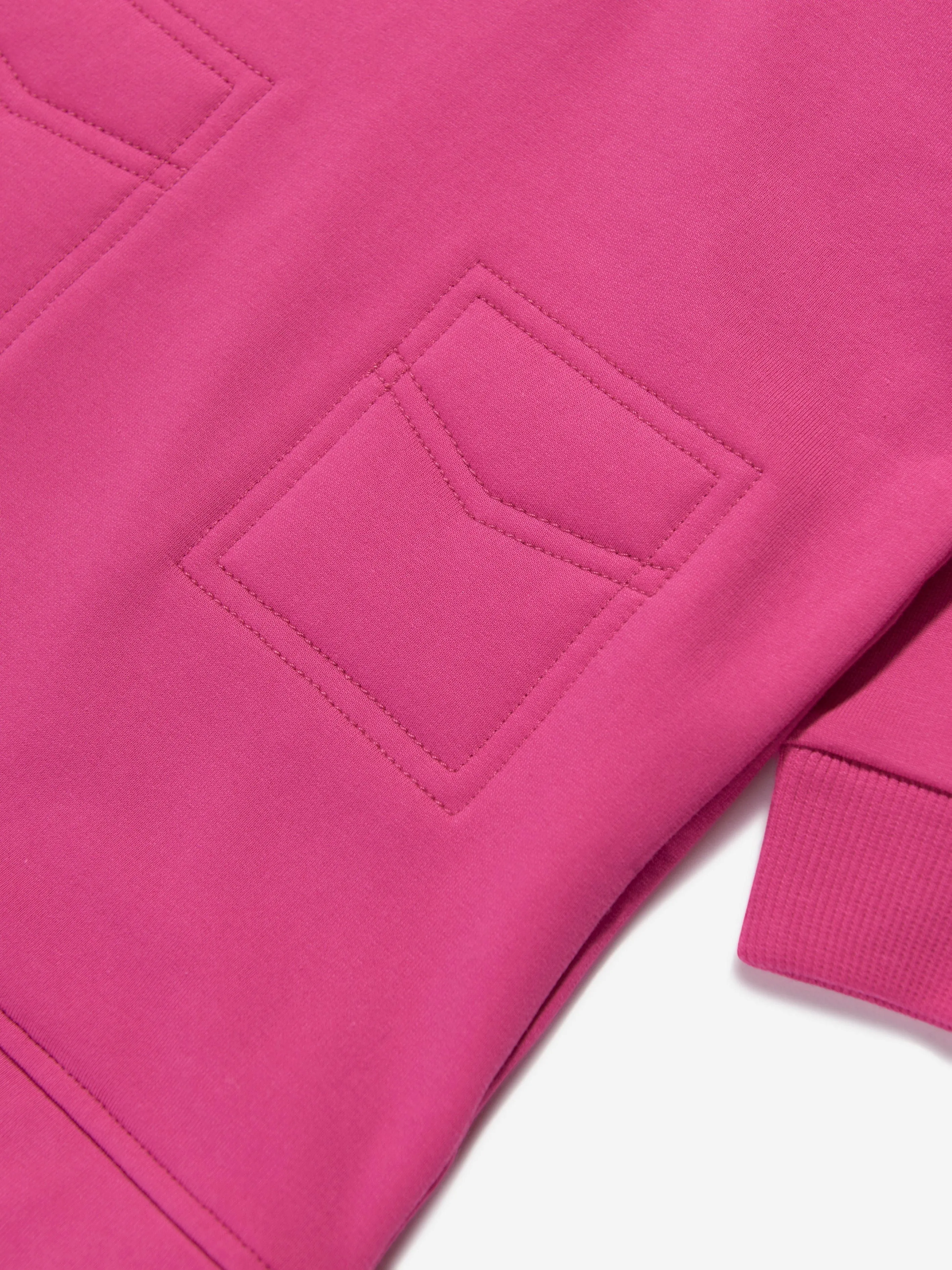 Moncler Enfant Baby Mädchen Kapuzenpullover-Kleid in Rosa