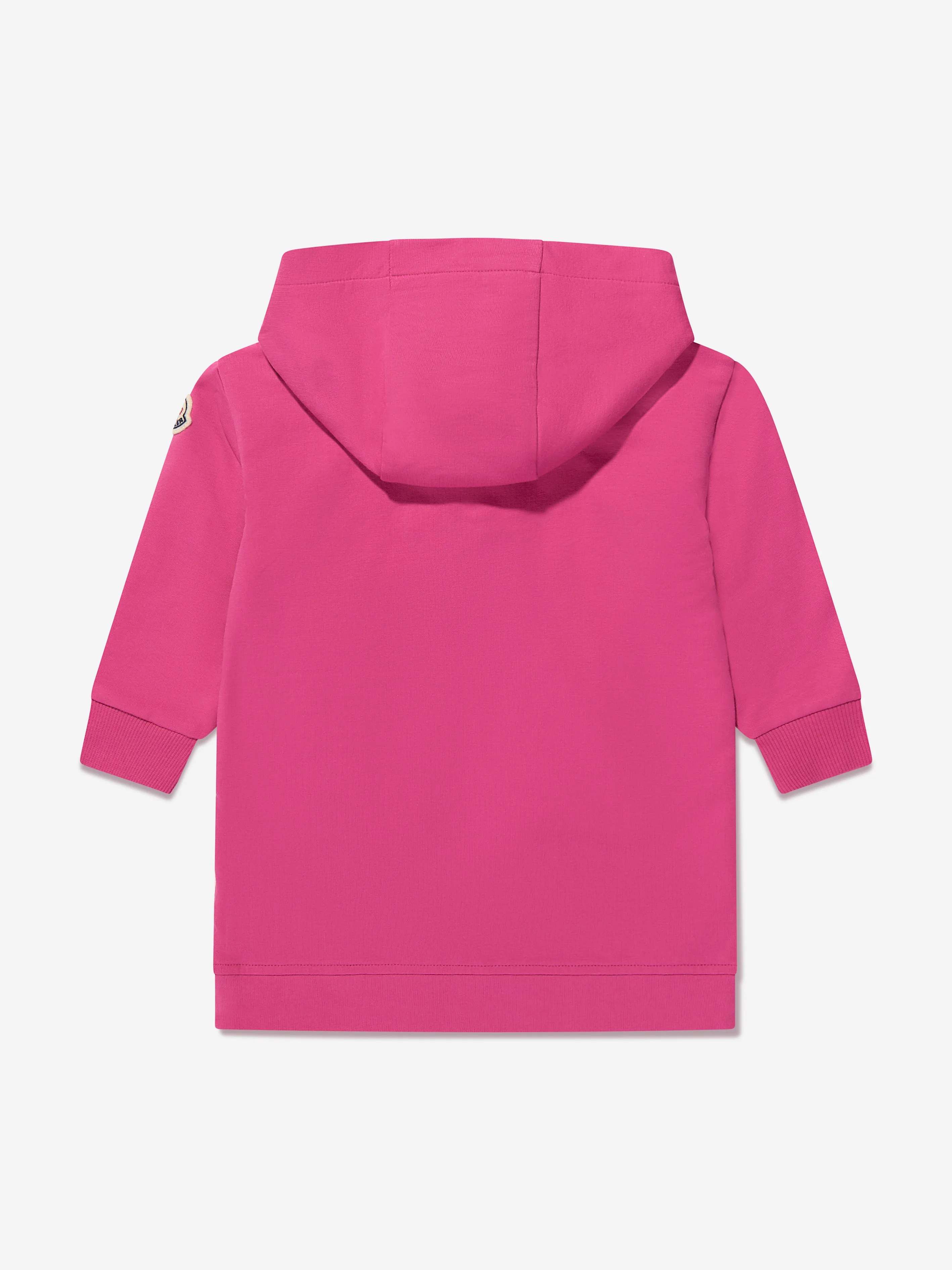 Moncler Enfant Baby Mädchen Kapuzenpullover-Kleid in Rosa