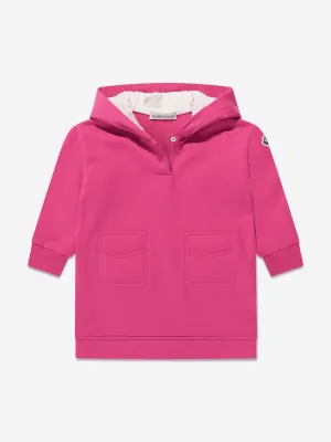 Moncler Enfant Baby Mädchen Kapuzenpullover-Kleid in Rosa