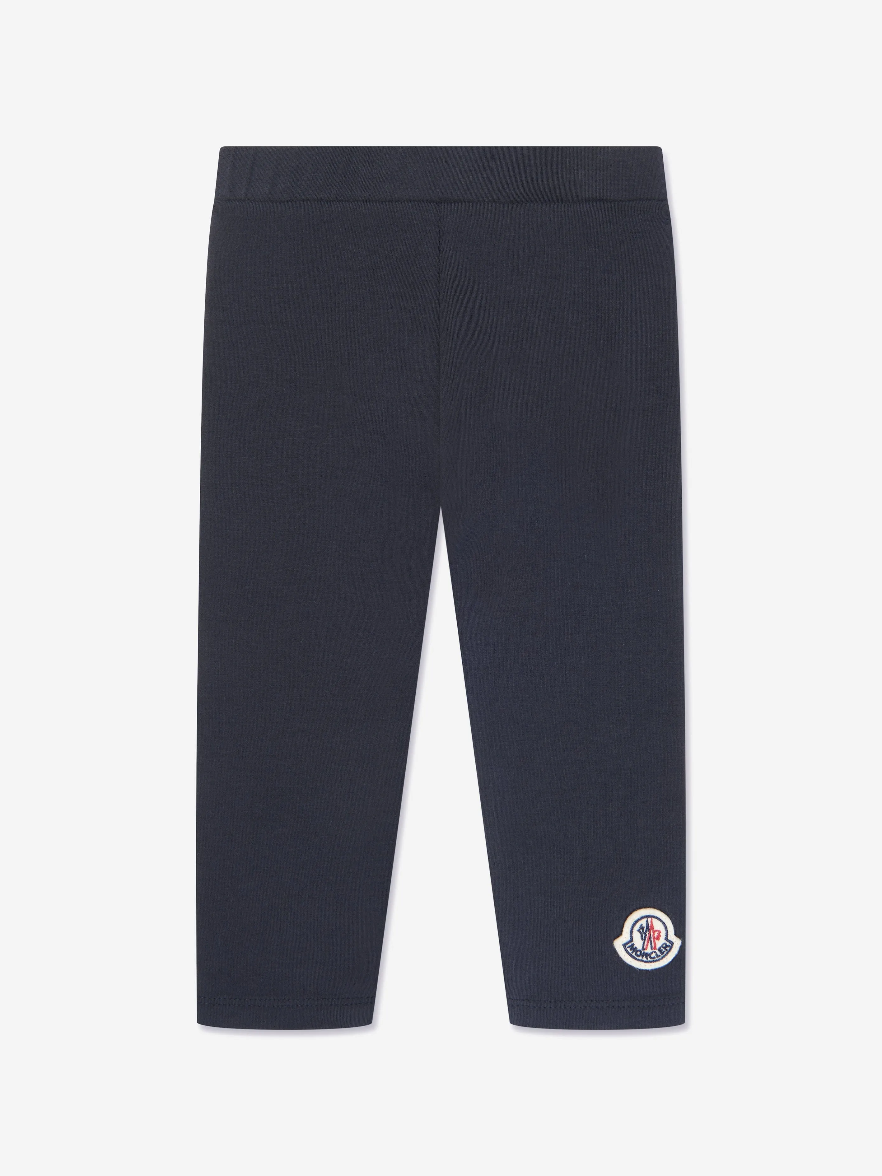 Moncler Enfant Baby Girls Logo-Leggings in Marineblau