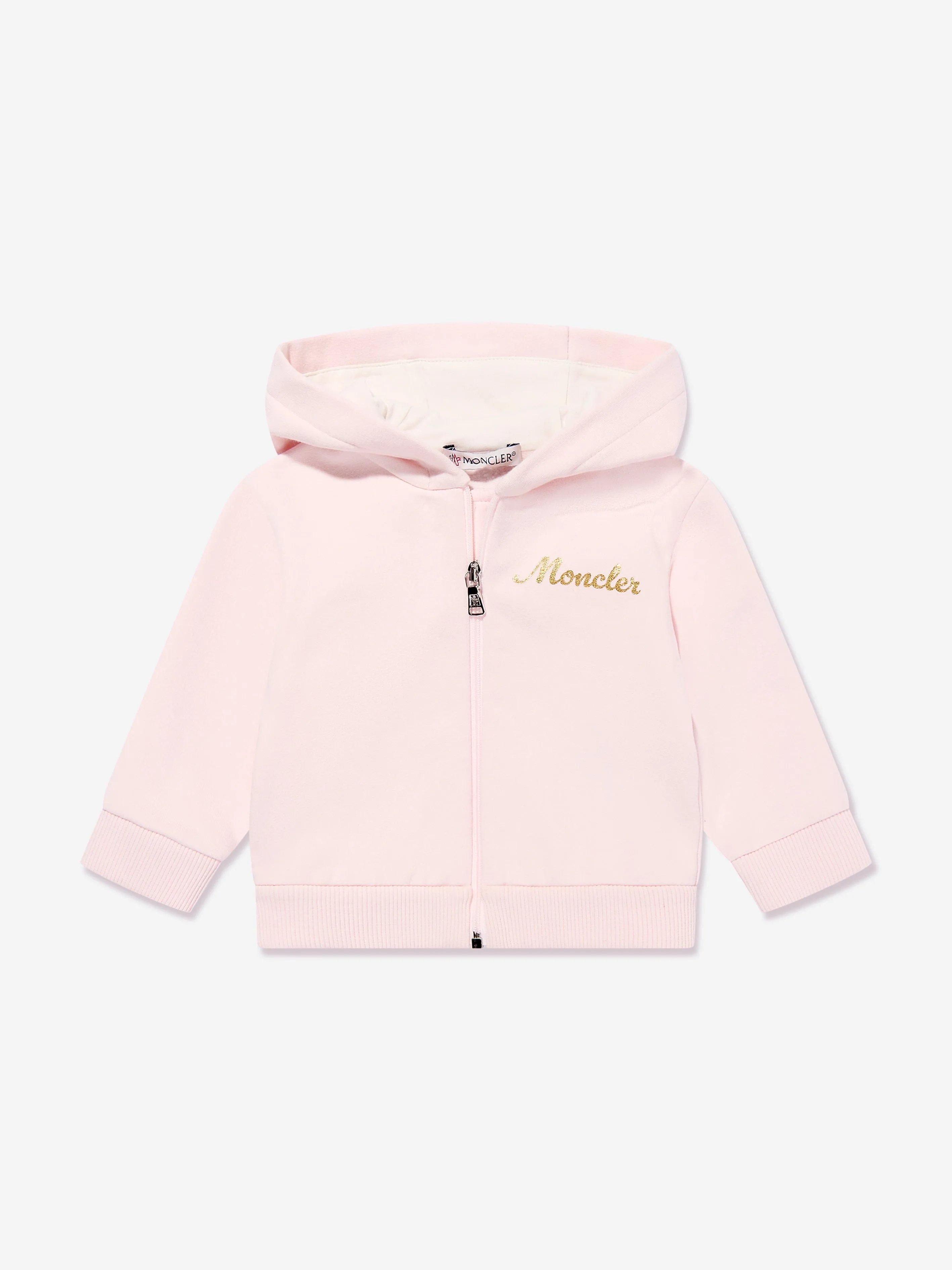Moncler Enfant Baby Girls Logo Tracksuit in Rosa