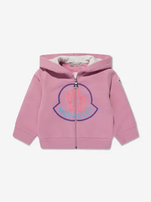 Moncler Enfant Baby Girls Logo Reißverschluss-Oberteil in Rosa