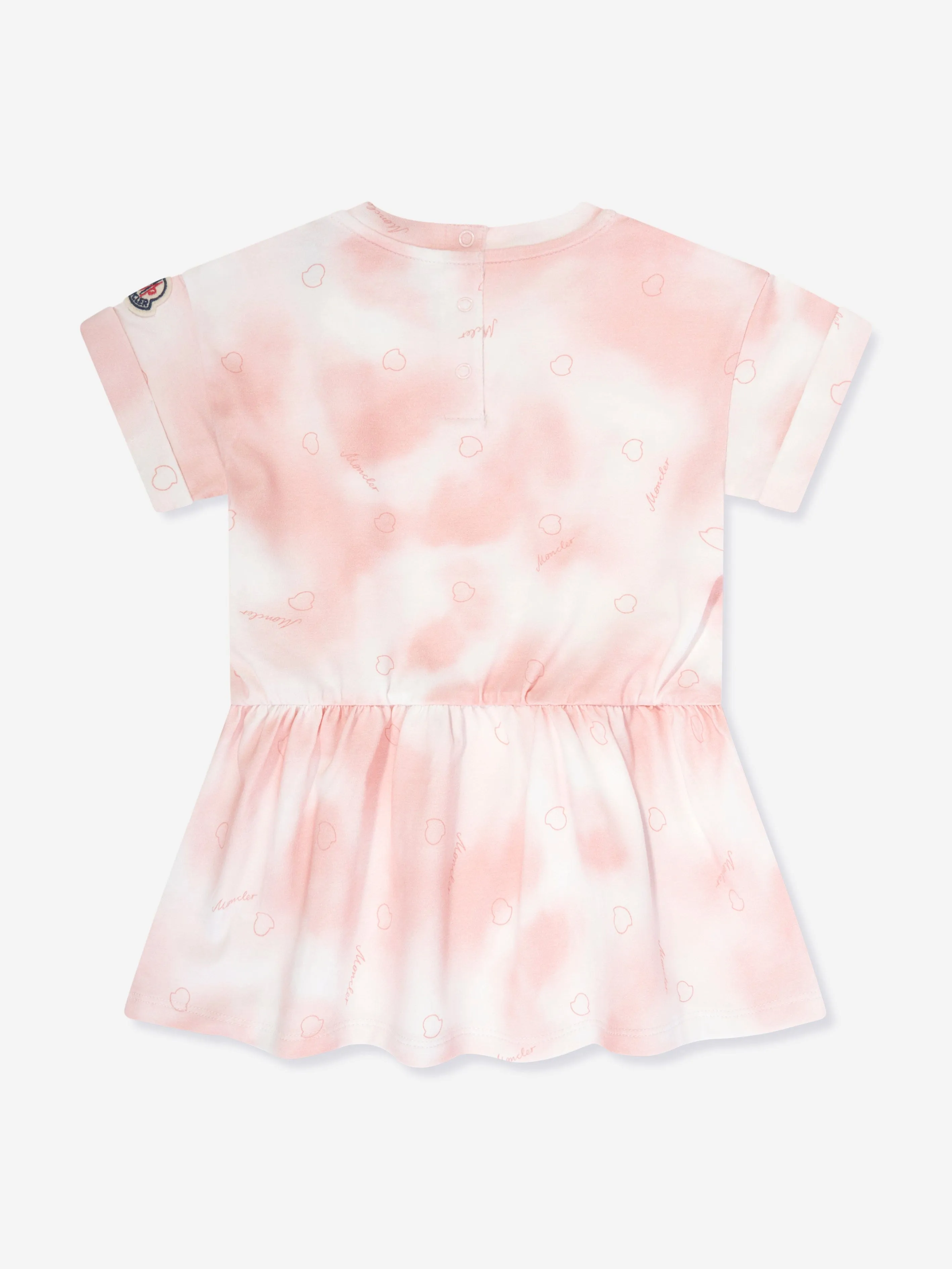 Moncler Enfant Baby Girls T-Shirt Kleid in Rosa