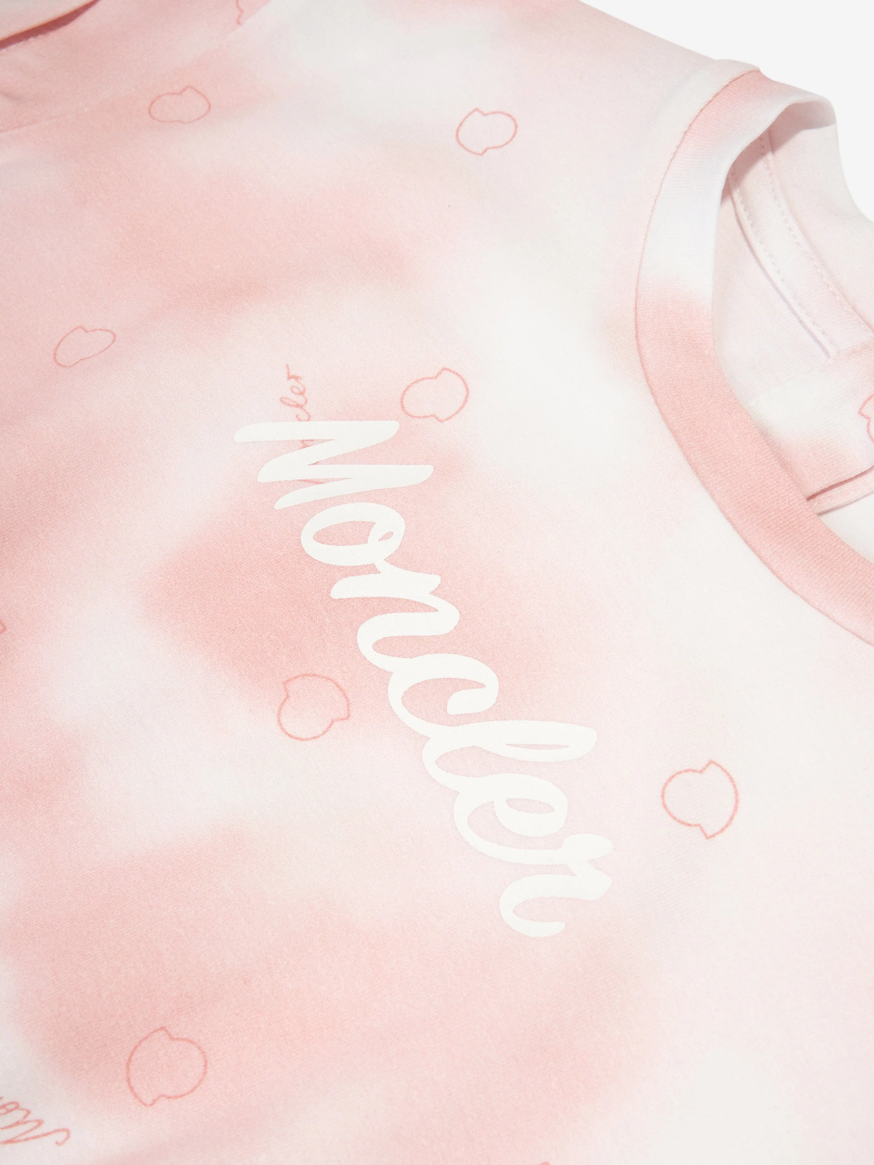 Moncler Enfant Baby Girls T-Shirt Kleid in Rosa