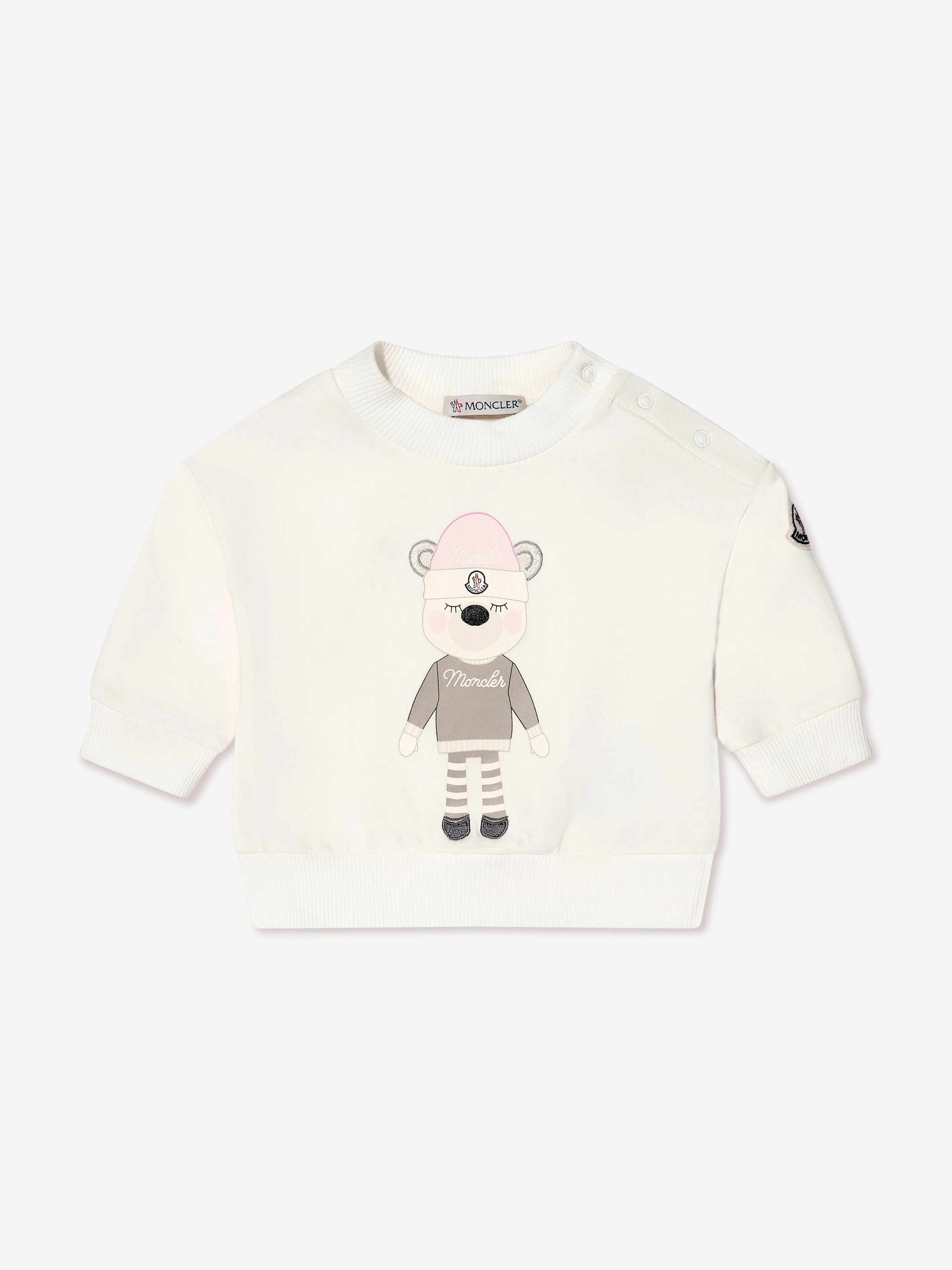 Moncler Enfant Baby Girls Tracksuit in Weiß
