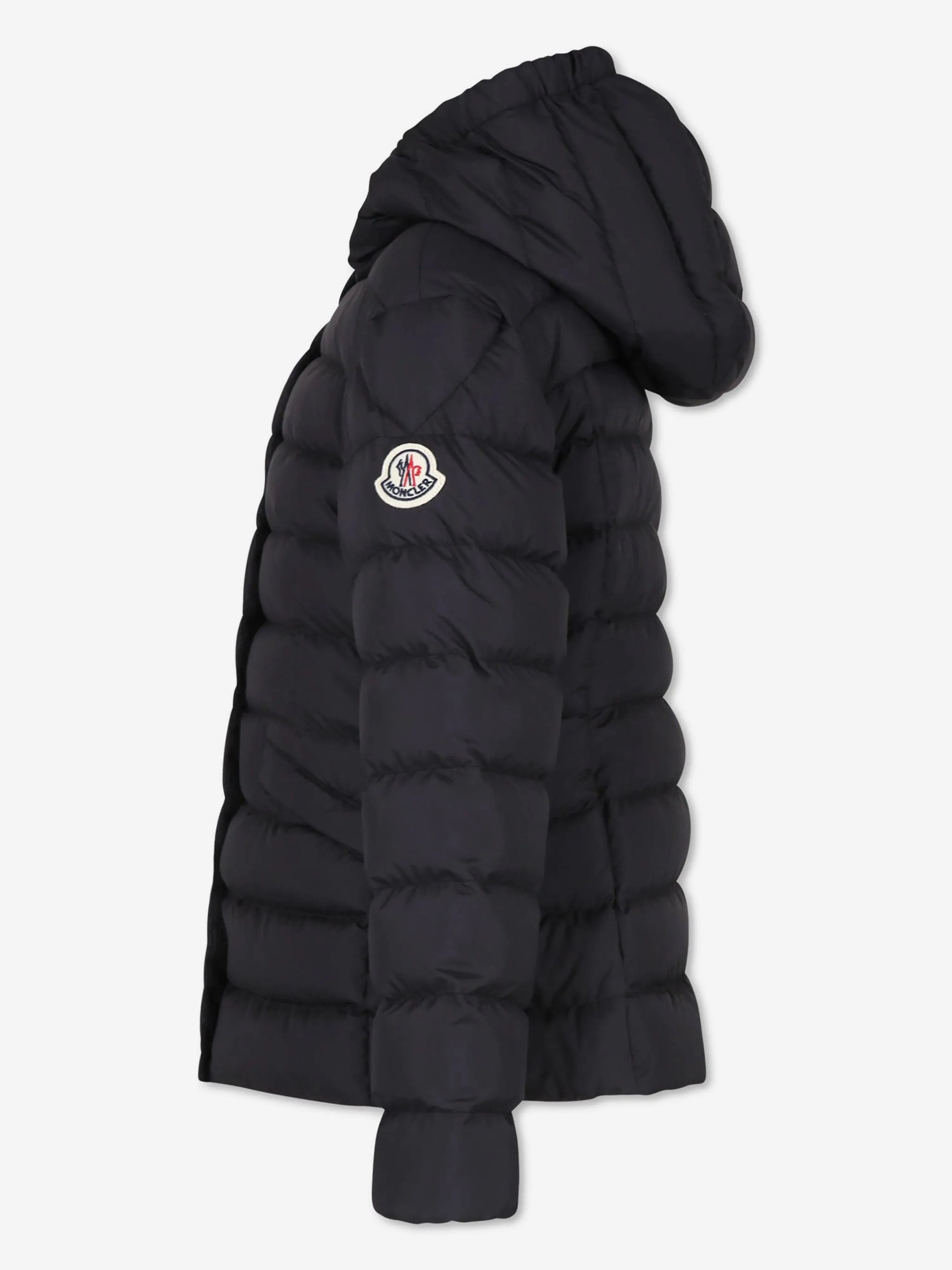 Moncler Enfant Mädchen Daunengefütterte Egisto Jacke in Schwarz