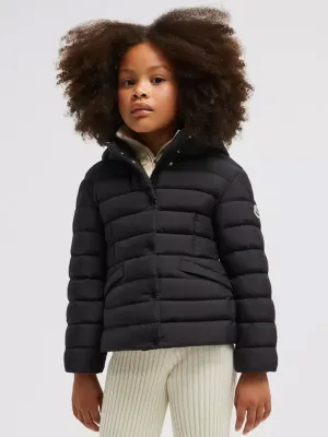 Moncler Enfant Mädchen Daunengefütterte Egisto Jacke in Schwarz