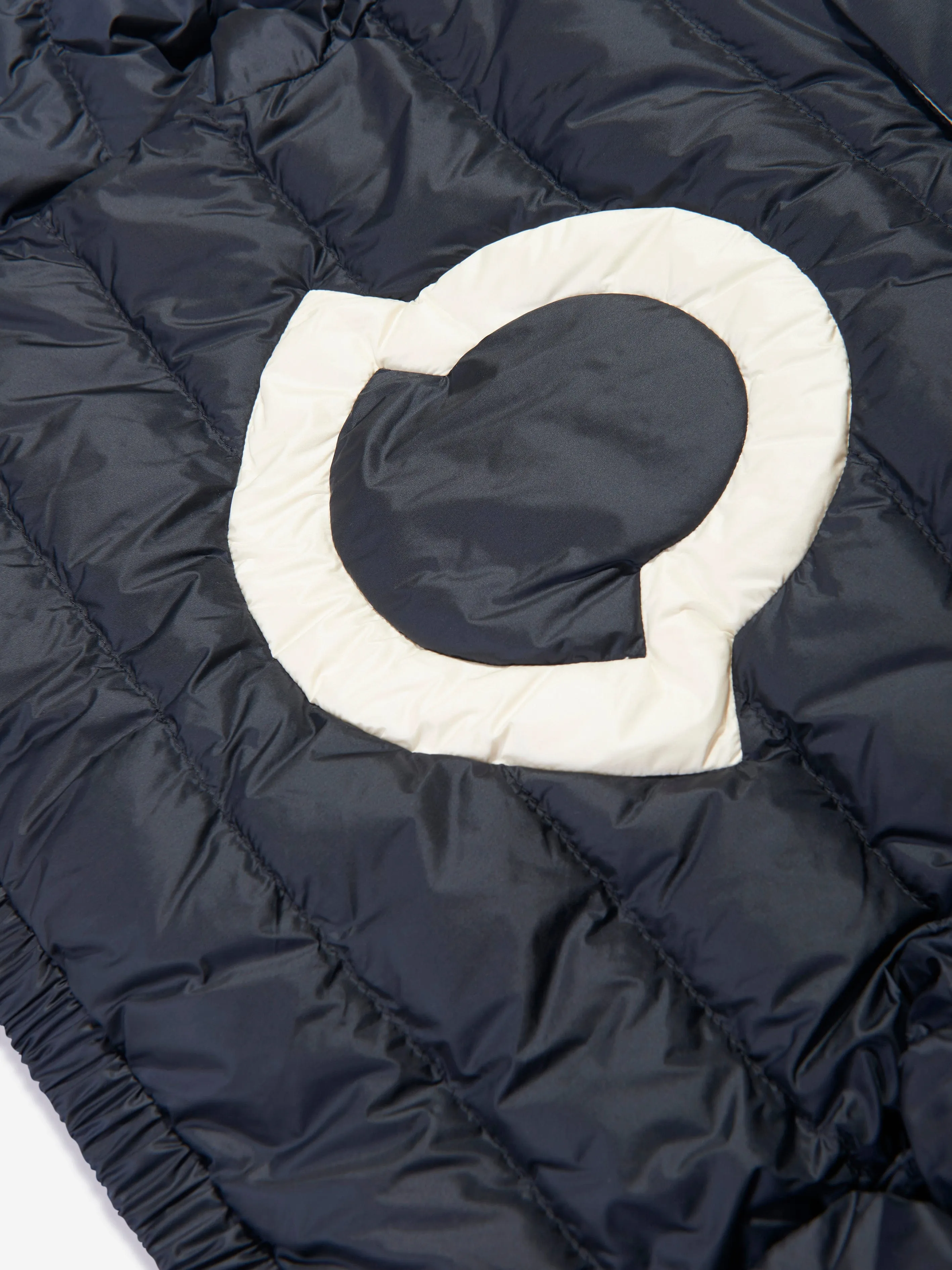 Moncler Enfant Mädchen Daunengefütterte Musa Jacke in Marine