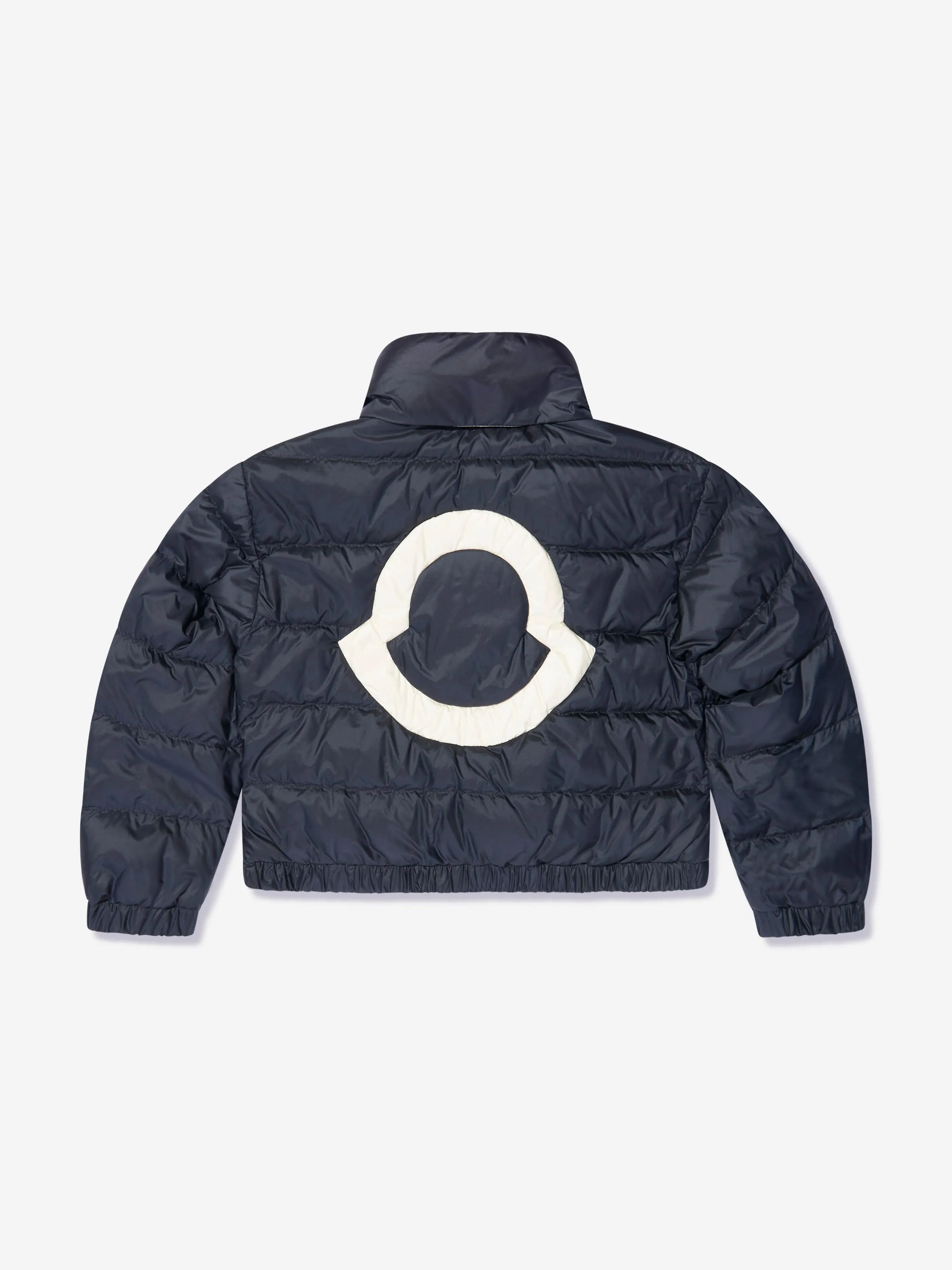 Moncler Enfant Mädchen Daunengefütterte Musa Jacke in Marine