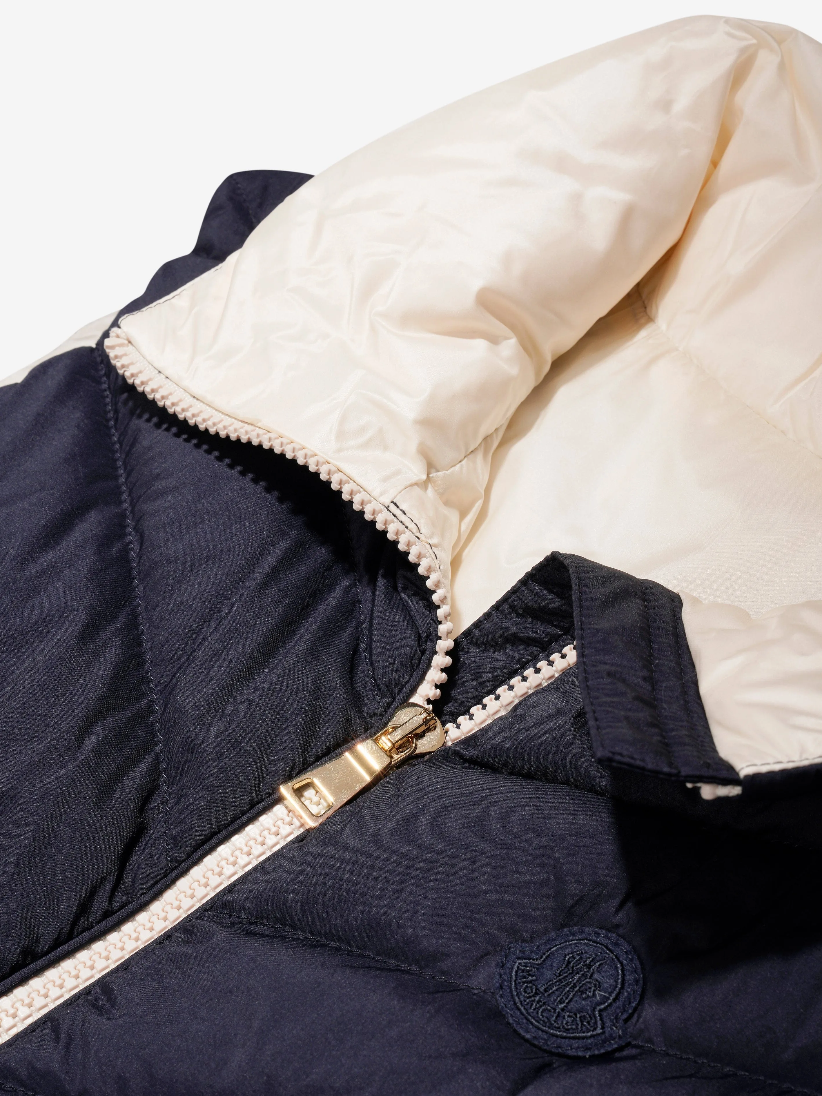 Moncler Enfant Mädchen Daunengefüttertes Venta Gilet in Marine