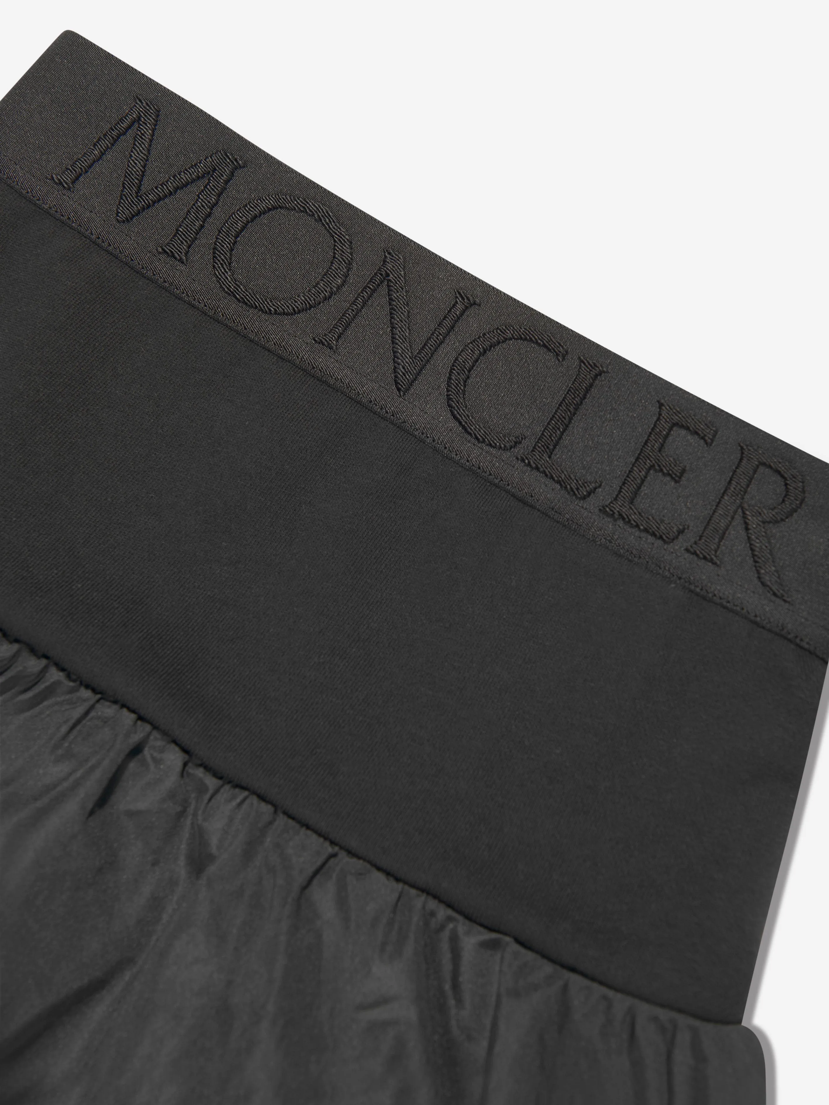 Moncler Enfant Mädchen Fit-and-Flare-Rock in Schwarz