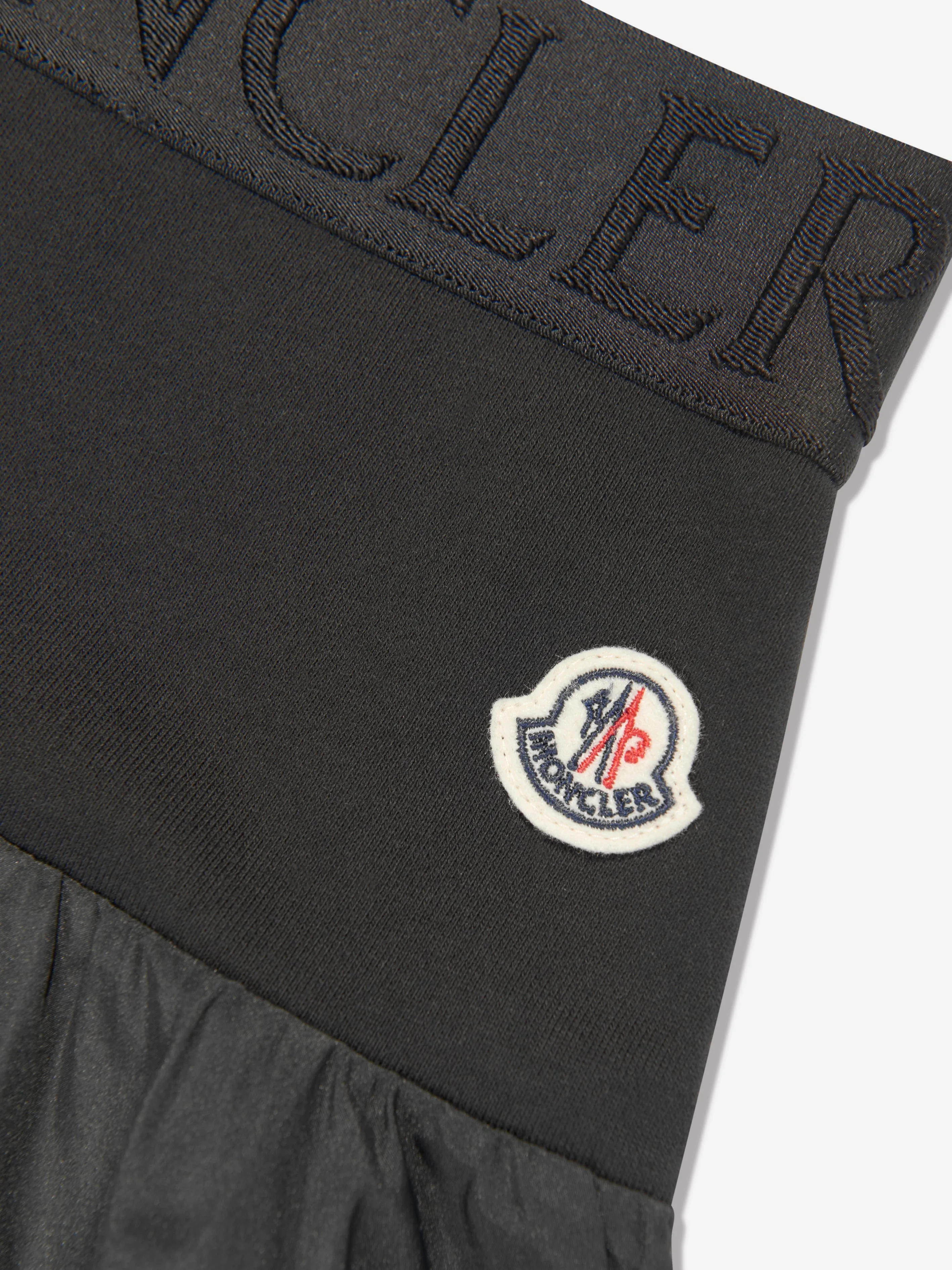 Moncler Enfant Mädchen Fit-and-Flare-Rock in Schwarz